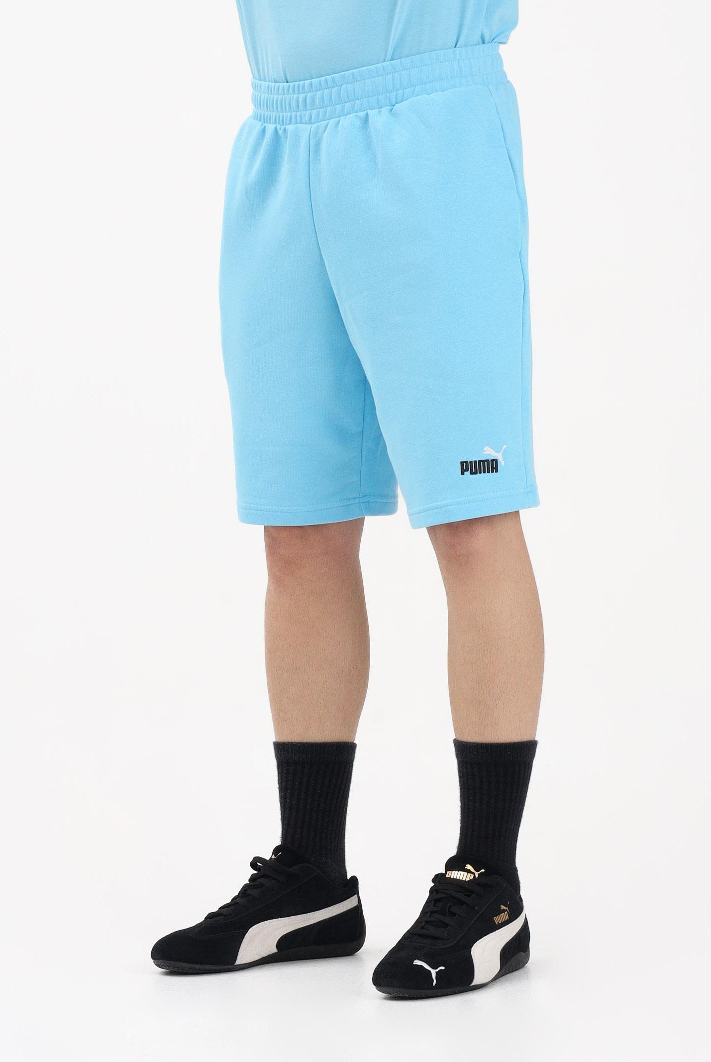 PUMA Shorts sportivo Essentials azzurro da uomo 684715 45 PUMA
