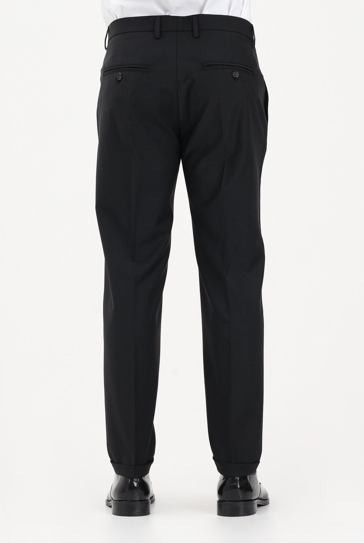 PATRIZIA PEPE Pantalone elegante nero da uomo 5PA429A1WK K102 PATRIZIA PEPE
