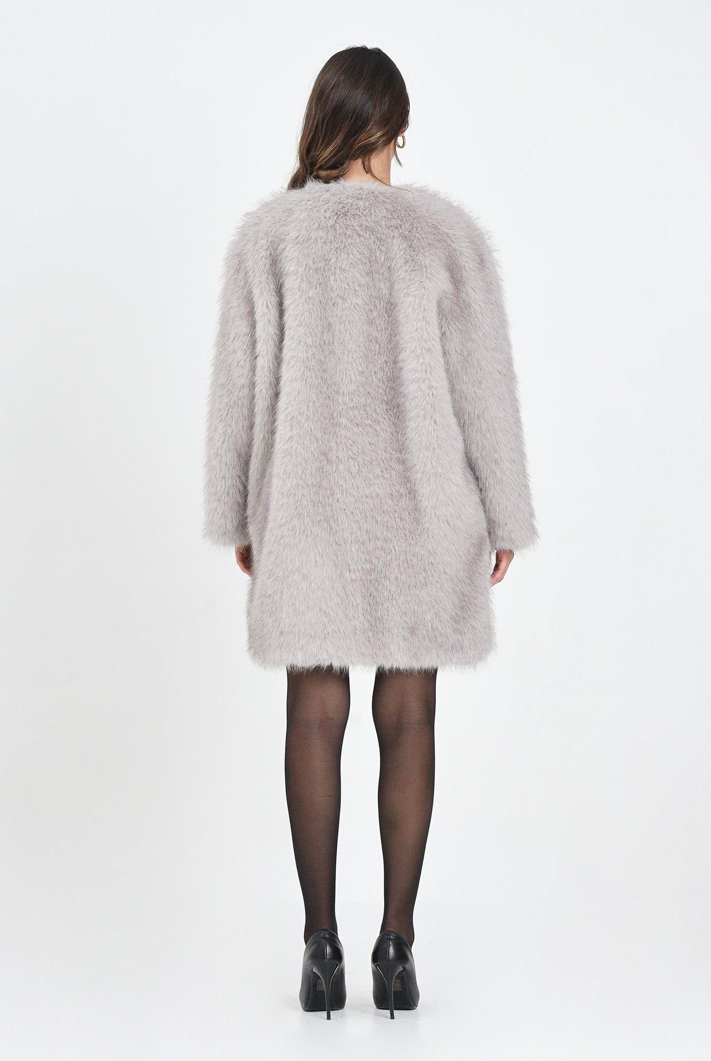 MAX MARA Pelliccia grigia da donna 2526456012600 001 MAX MARA