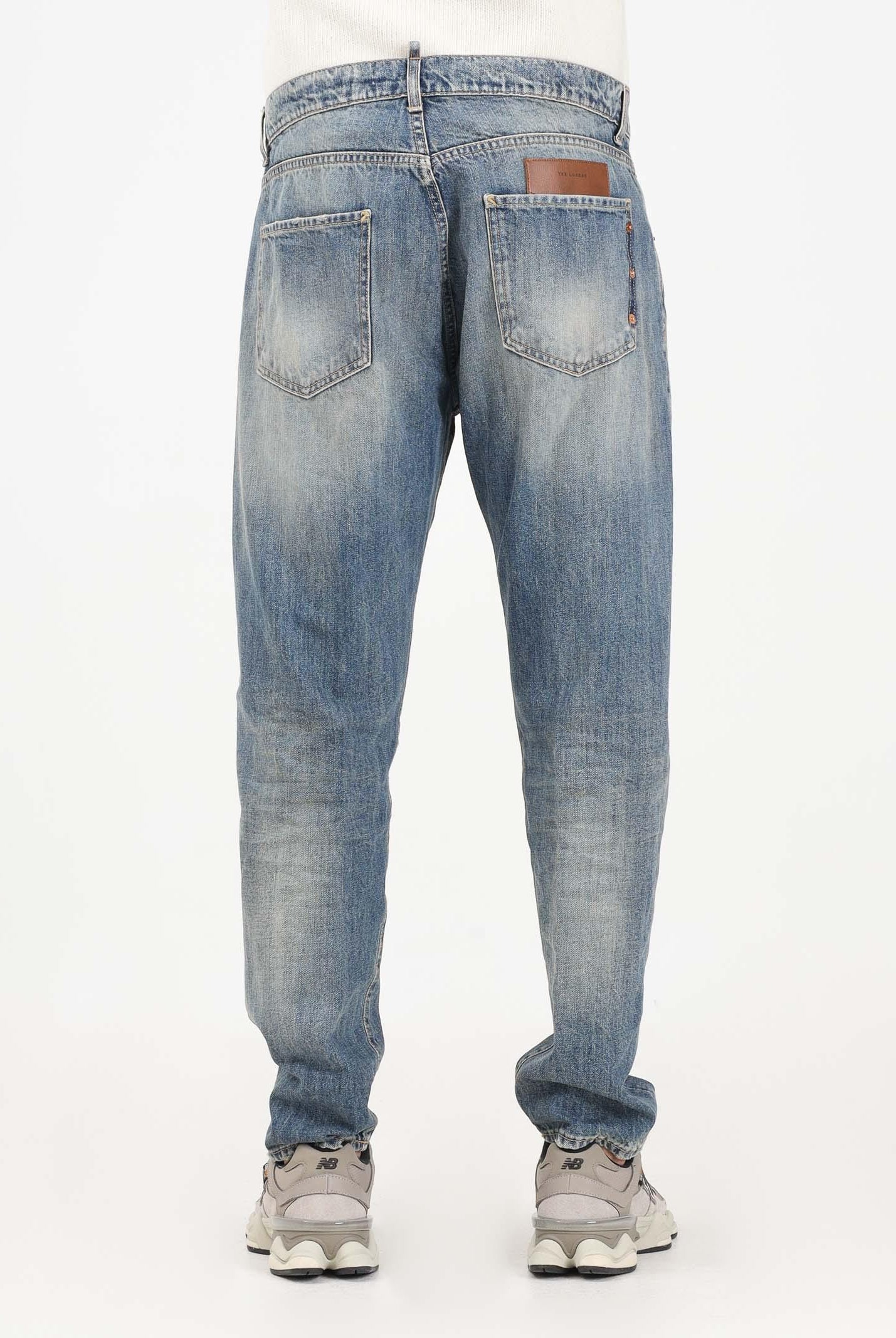 YES LONDON Jeans in denim chiaro effetto vissuto da uomo XJ3214BOSTON CA YES LONDON