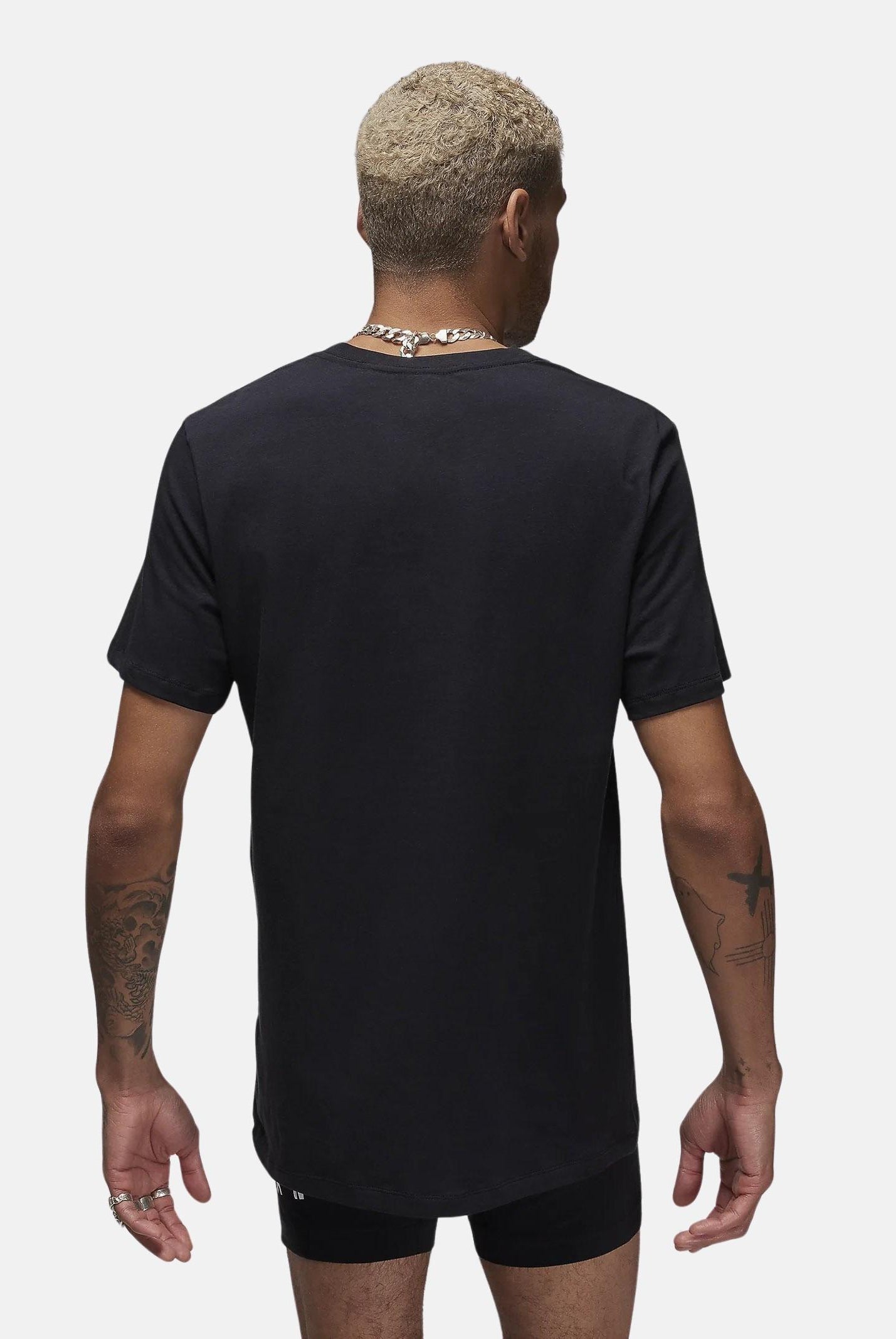 JORDAN T-shirt a manica corta Flight base nera da uomo JM0625 023 JORDAN