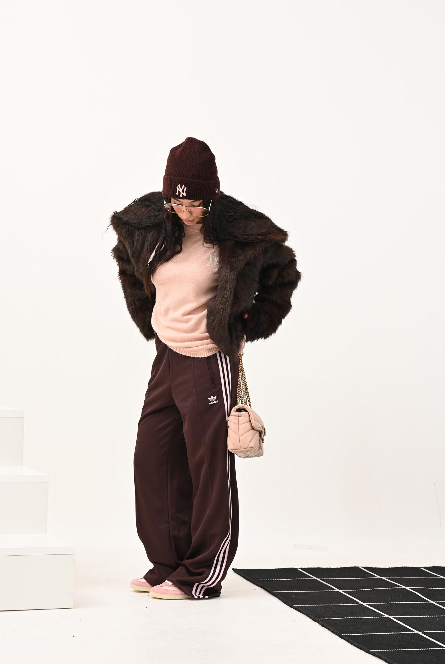 NEW ERA Maglioncino girocollo New York Yankees MLB rosa da donna 60684501 . NEW ERA