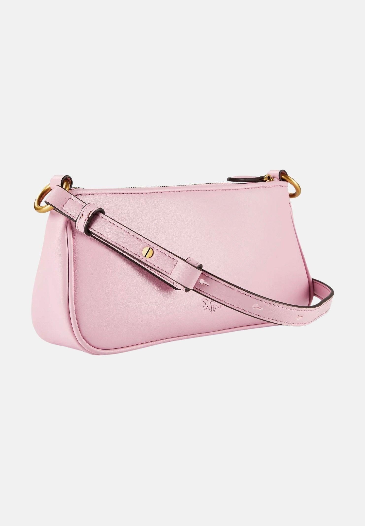 PINKO Borsa a spalla MINI HALF MOON BAGUETTE rosa da donna 105069A0QO P26Q PINKO