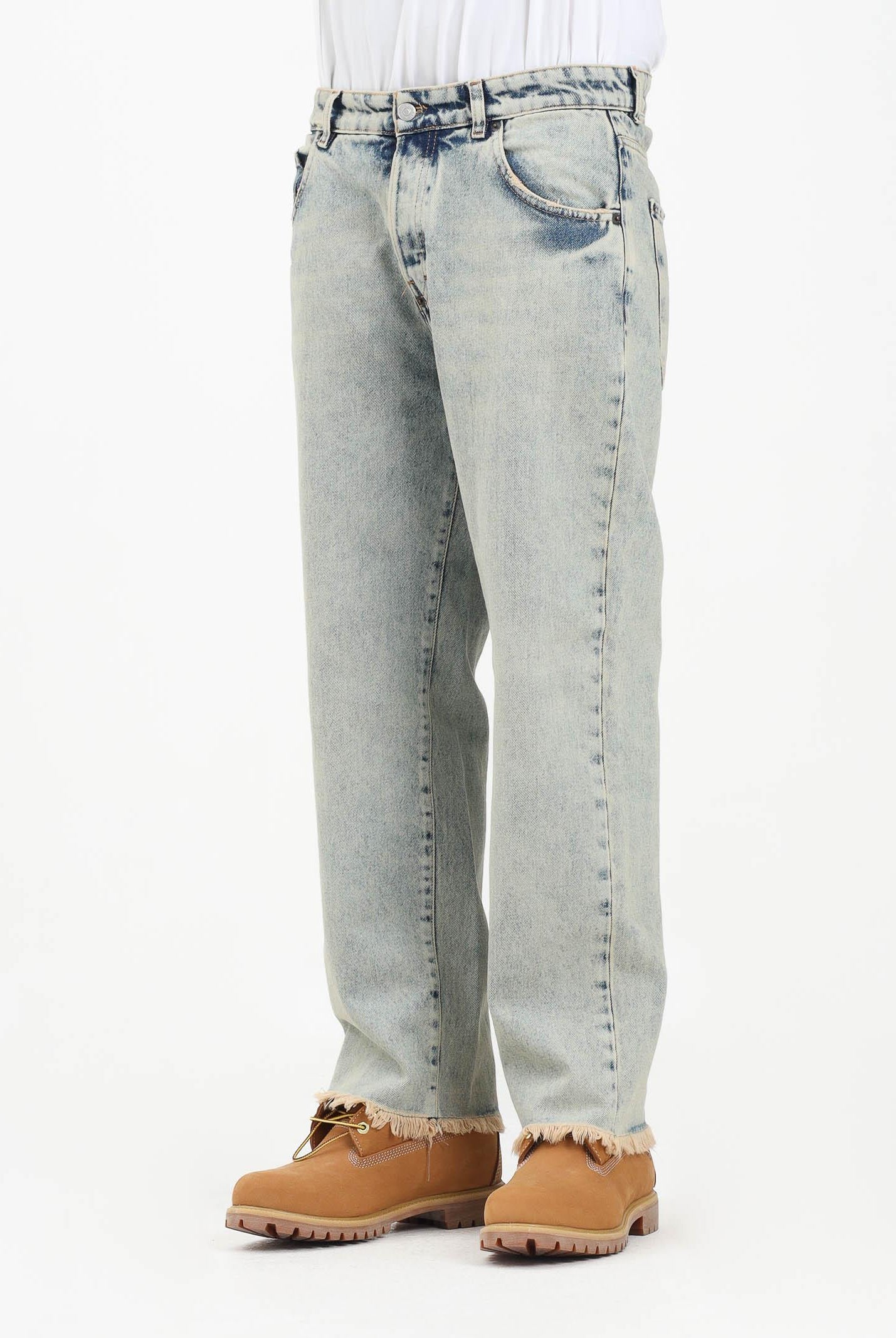 I'M BRIAN Jeans in denim vintage da uomo con sfumature vissute BRAD L2425 I'M BRIAN