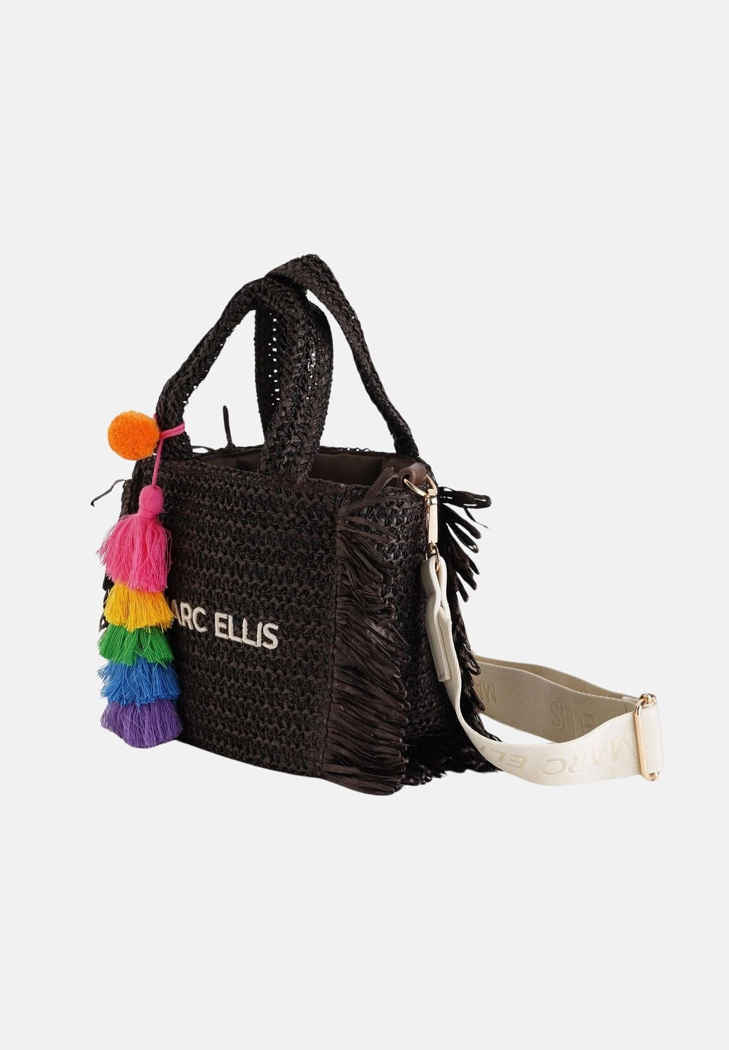 MARC ELLIS Borsa BUBY S CLAIRE L in rafia marrone da donna BUBY-S-CLAIRE-L MO MARC ELLIS