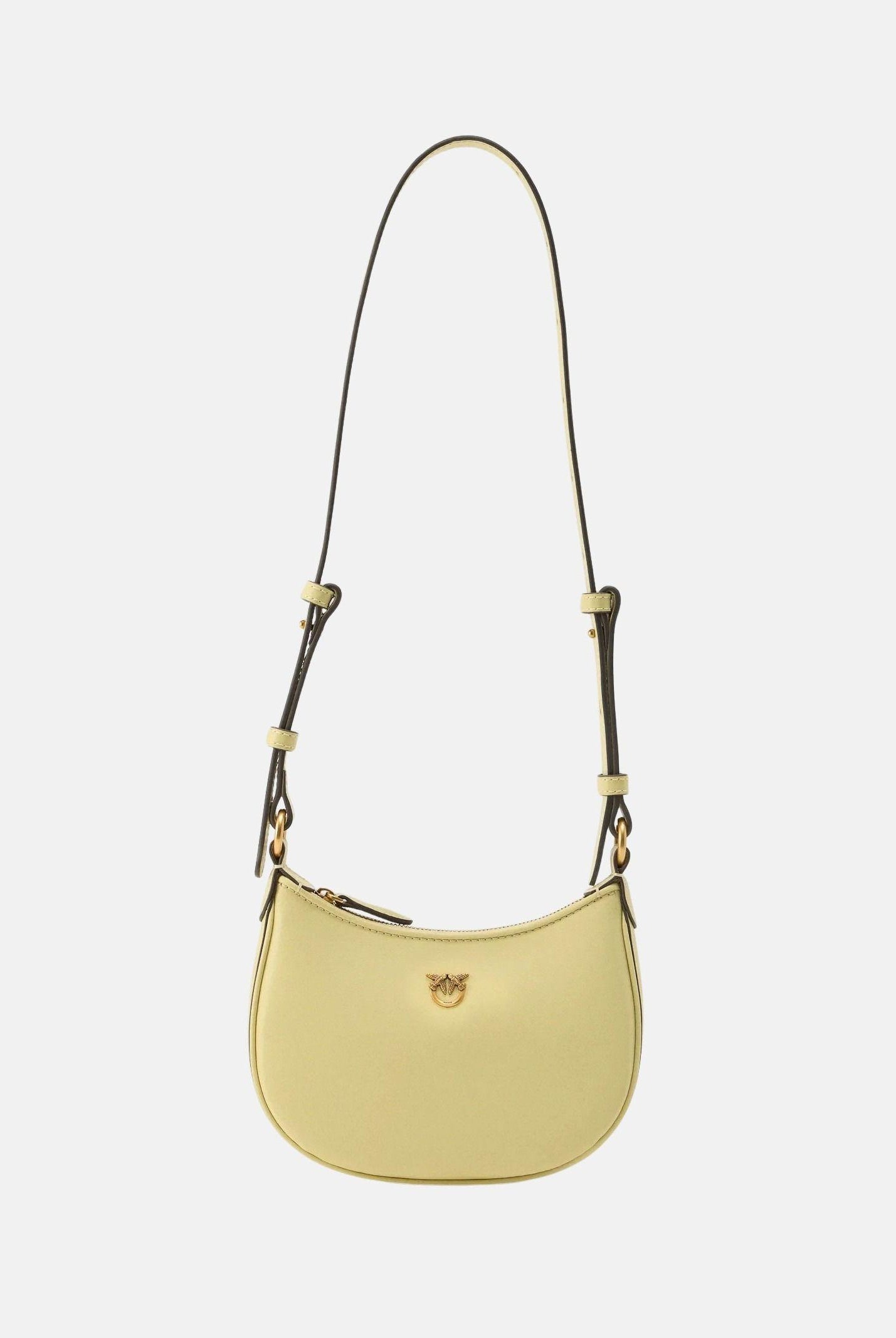 PINKO Borsa a spalla Half Moon giallo vaniglia da donna 103538A0F1 C39Q PINKO