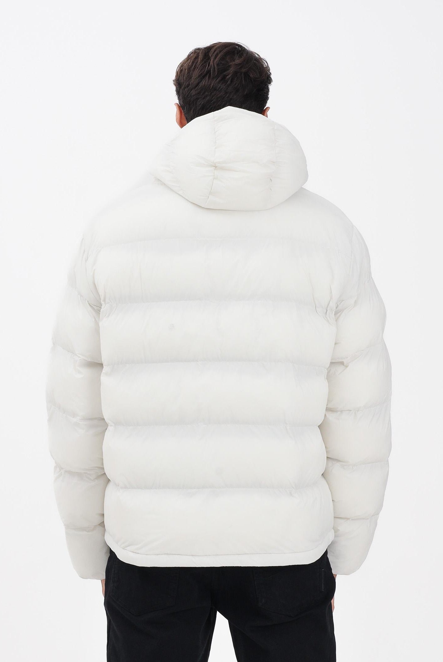 CALVIN KLEIN JEANS Piumino bianco da uomo con logo LV04RD528G67U  CALVIN KLEIN JEANS