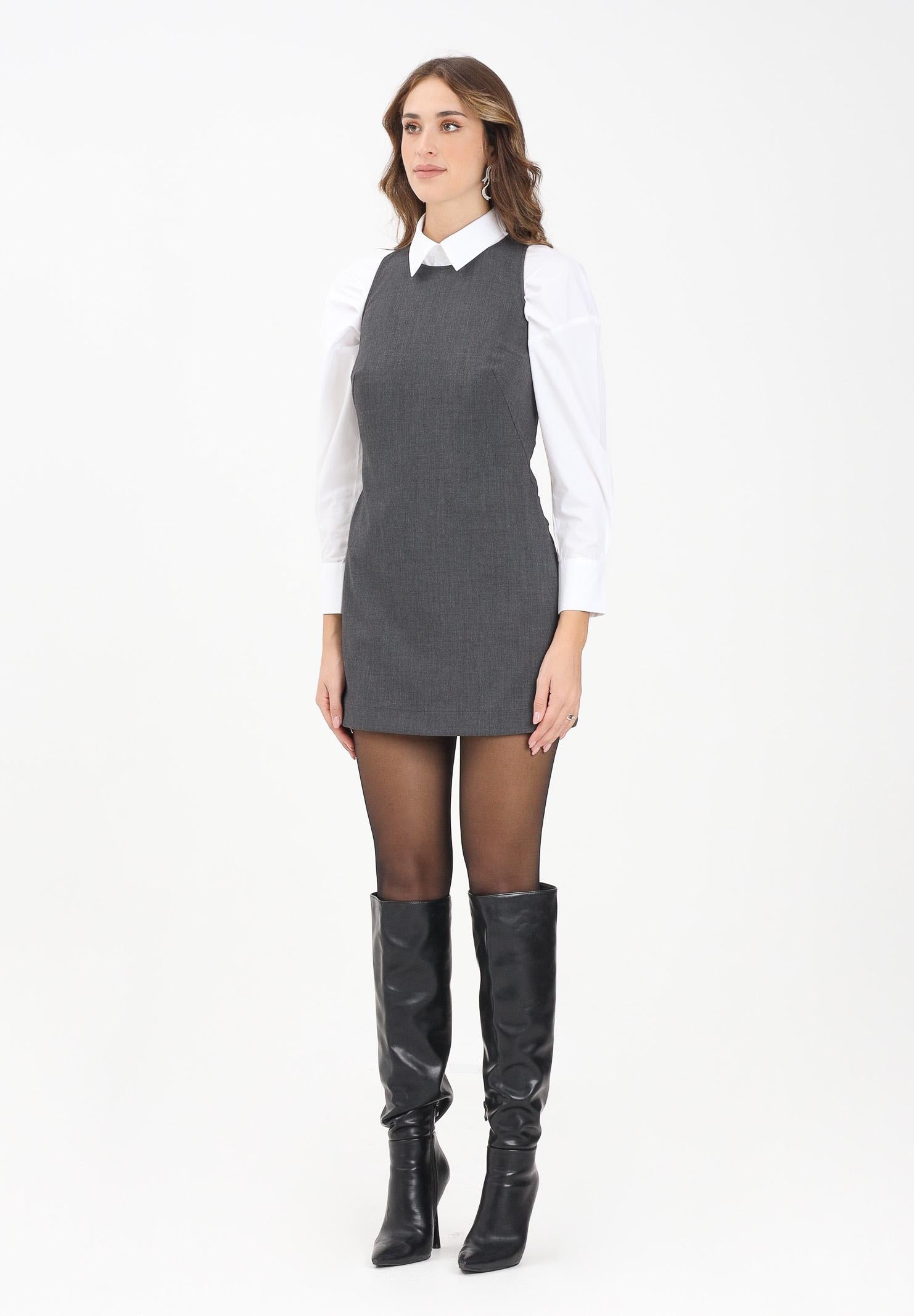 PINKO Tuta corta grigia da donna 106077A2ZT I90 PINKO