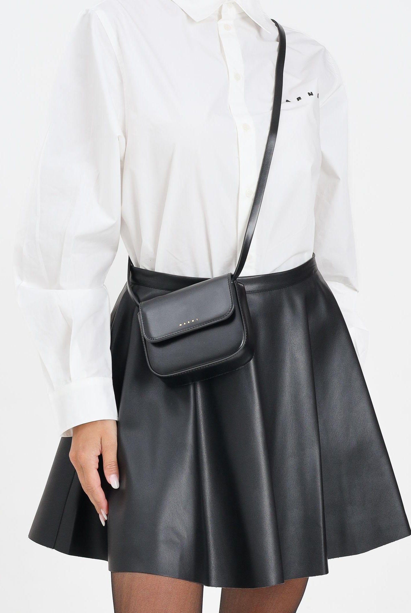 MARNI Borsa a tracolla Punk nera da donna M01609M00TK 0M900 MARNI