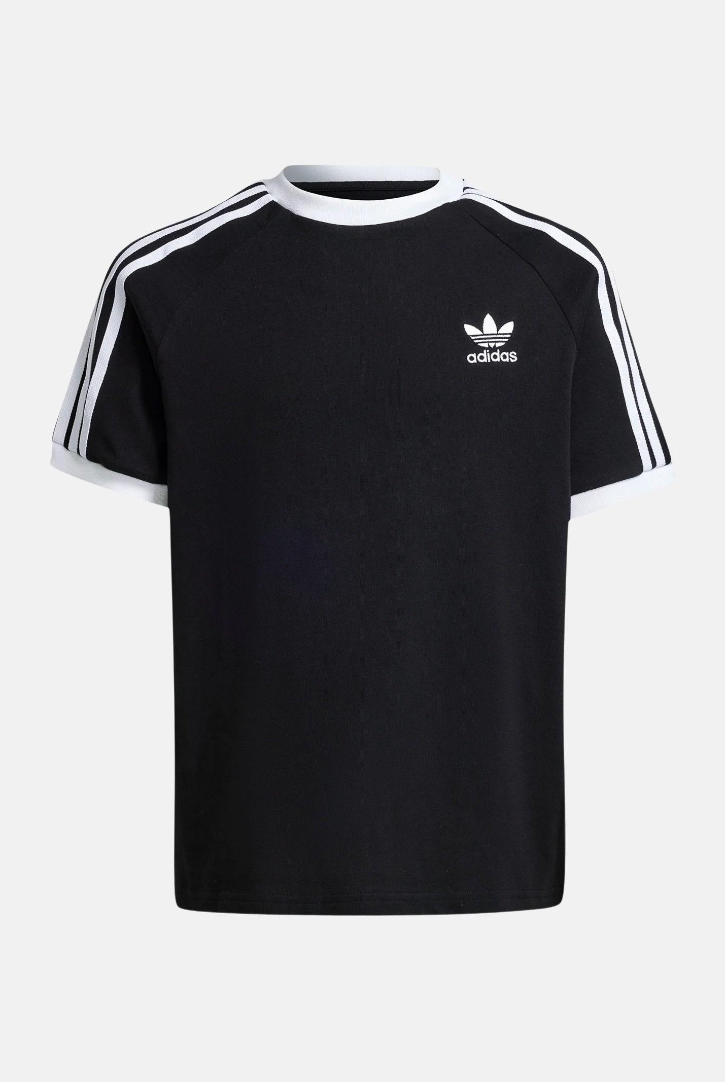 ADIDAS ORIGINALS T-shirt a manica corta Adicolor 3-Stripes nera per bambino e bambina IX7626 . ADIDAS ORIGINALS