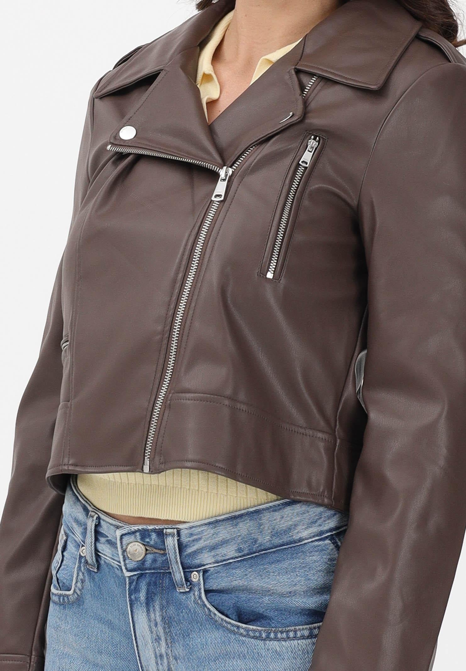 ONLY Giubbotto in ecopelle nero da donna 15361396 CHMA ONLY