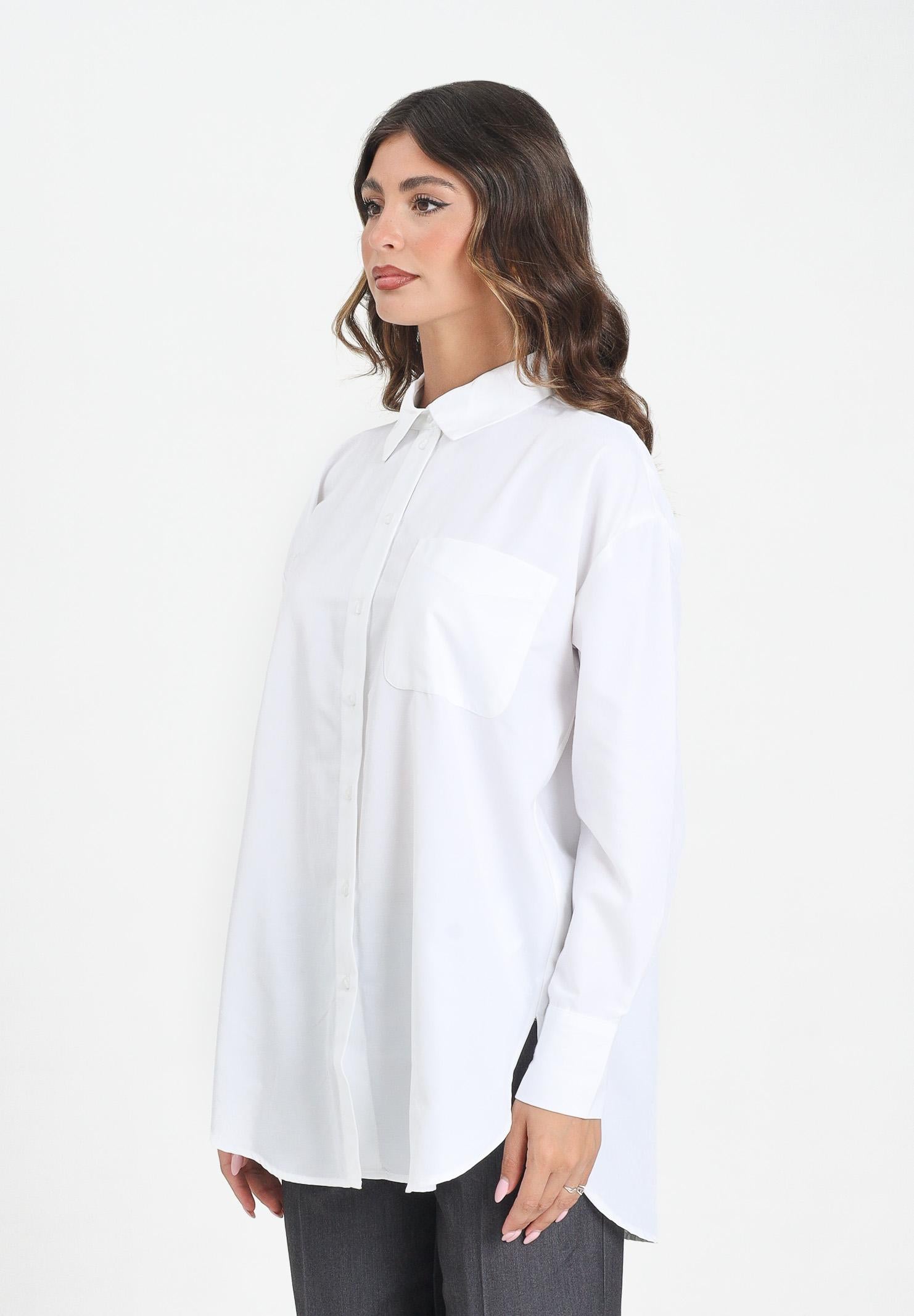 JDY Camicia a manica lunga bianca da donna 15311717 White JDY
