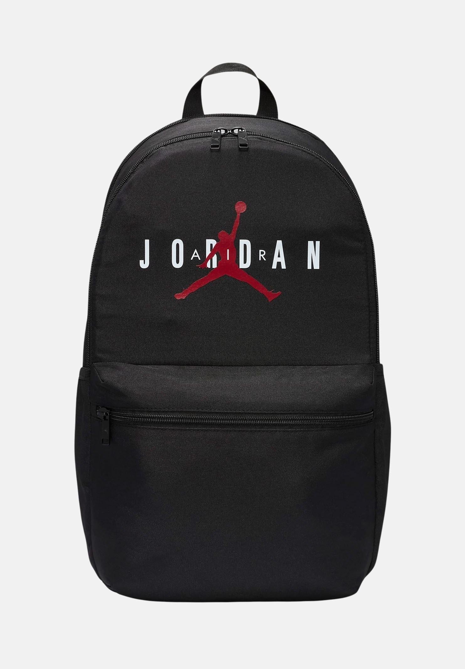 JORDAN Zaino nero per bambino e bambina con stampa logo MA0880 023 JORDAN