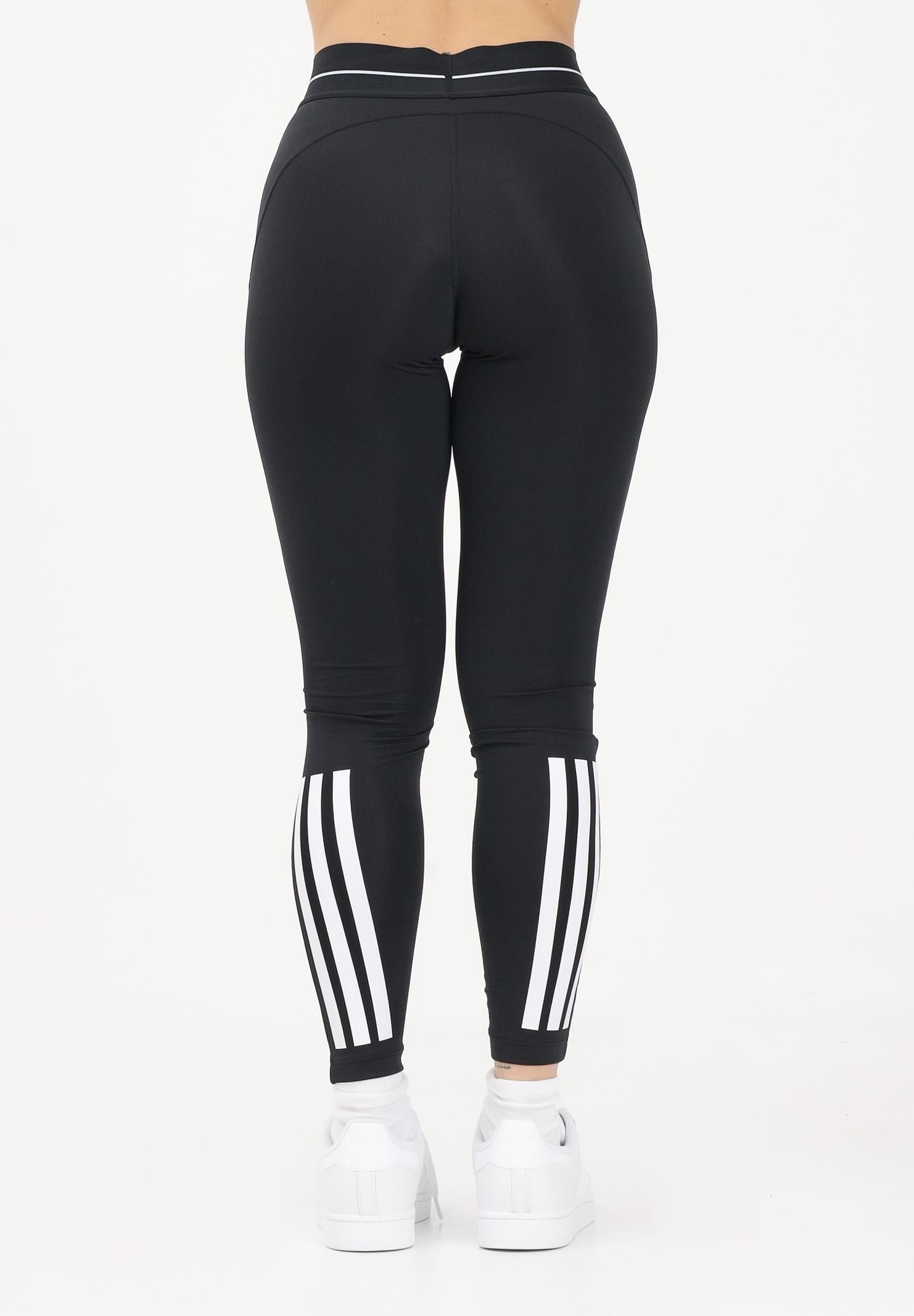 ADIDAS PERFORMANCE Leggings Hyperglam 3-Stripes nero da donna JX1876 . ADIDAS PERFORMANCE