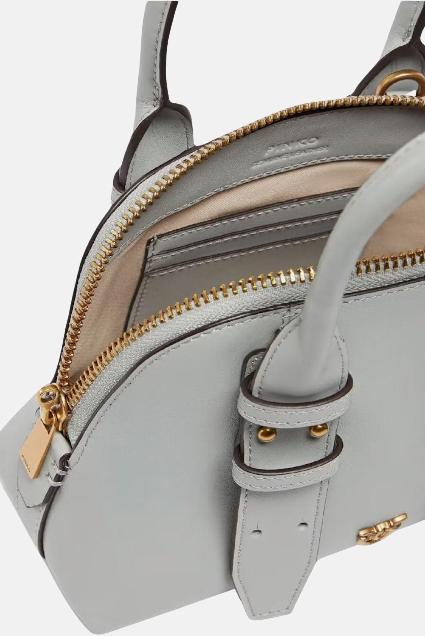 PINKO Borsa a mano Mini Escape Bag grigio perla da donna 105333A0QO K32Q PINKO
