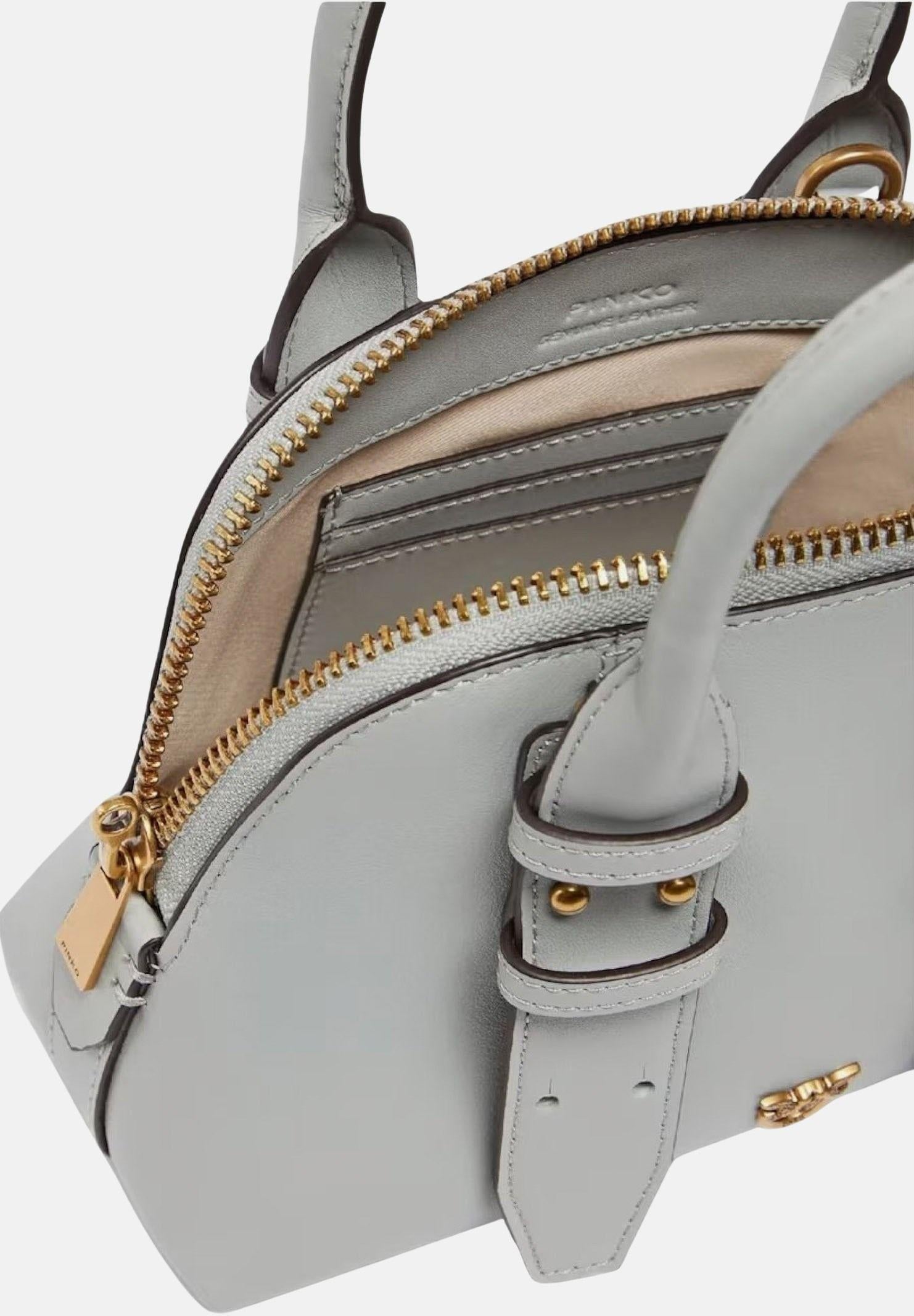 PINKO Borsa a mano Mini Escape Bag grigio perla da donna 105333A0QO K32Q PINKO