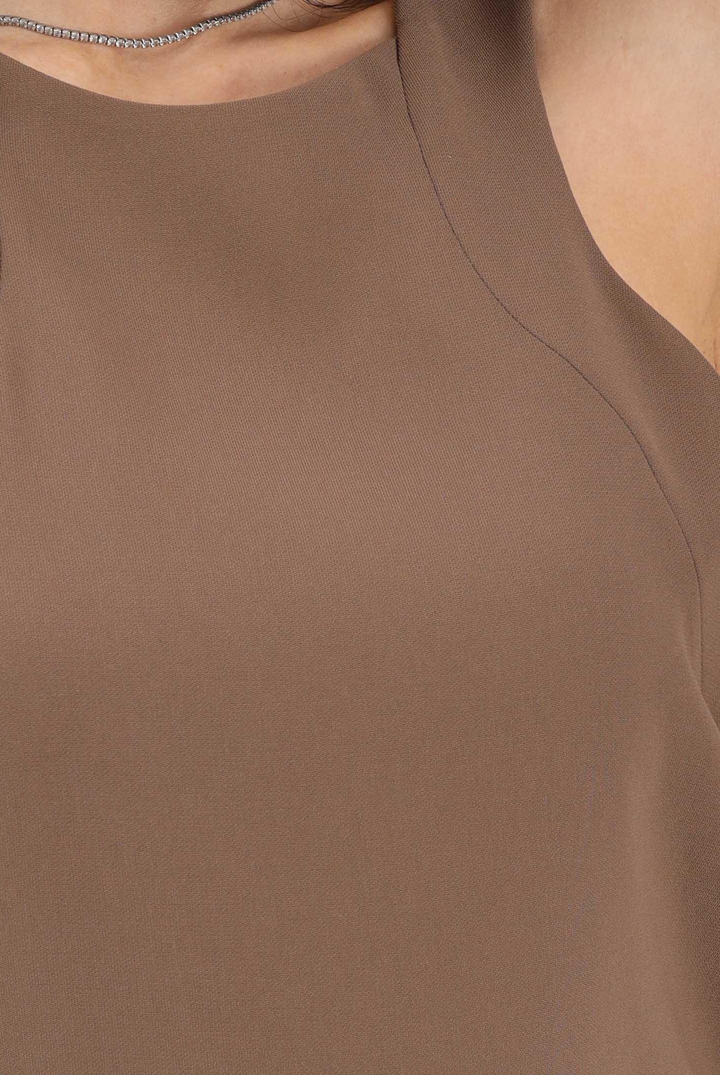 ARMANI EXCHANGE Abito corto marrone da donna XW002304AF21529 U6136 ARMANI EXCHANGE