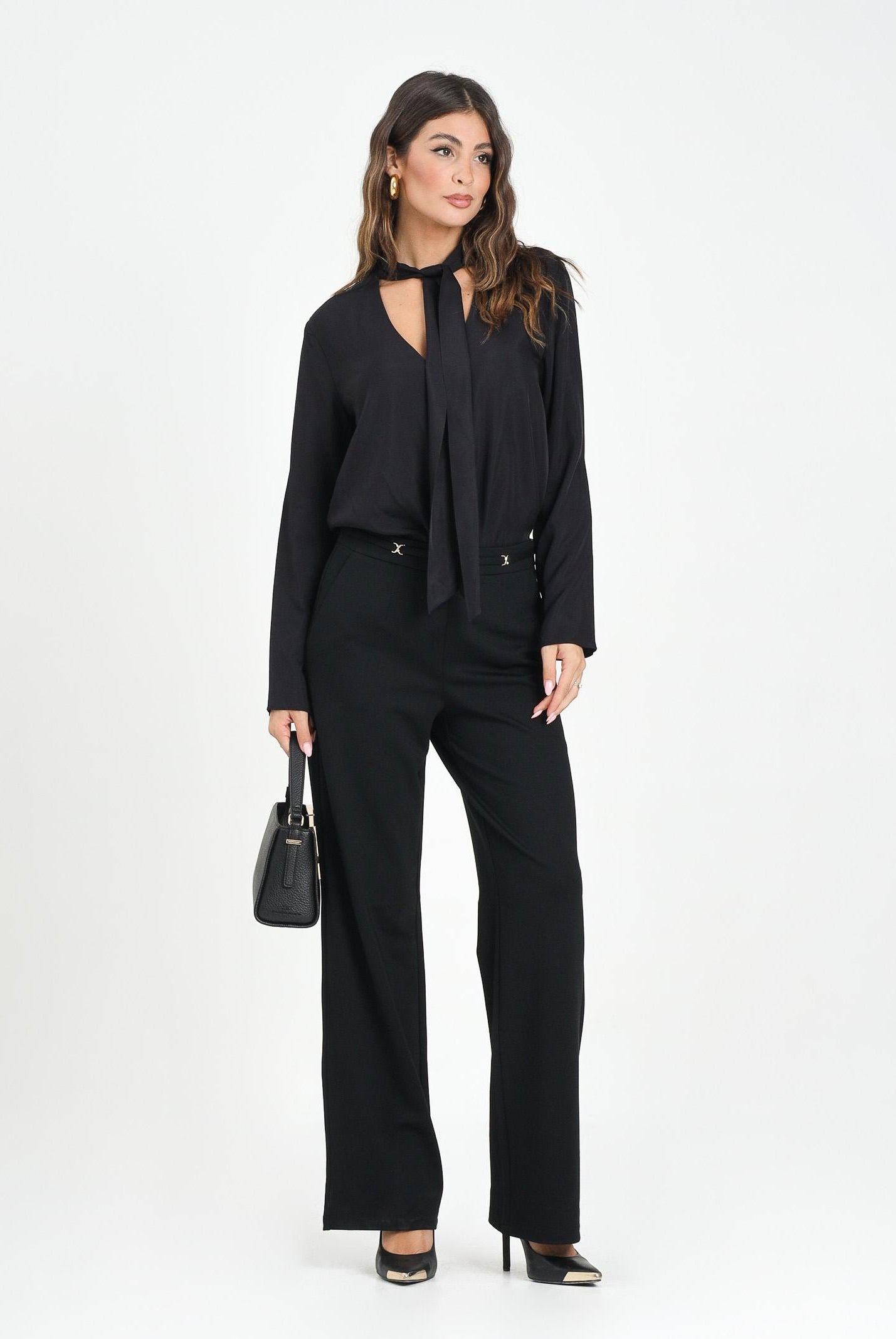 ONLY Pantalone elegante nero da donna 15353586 Black ONLY