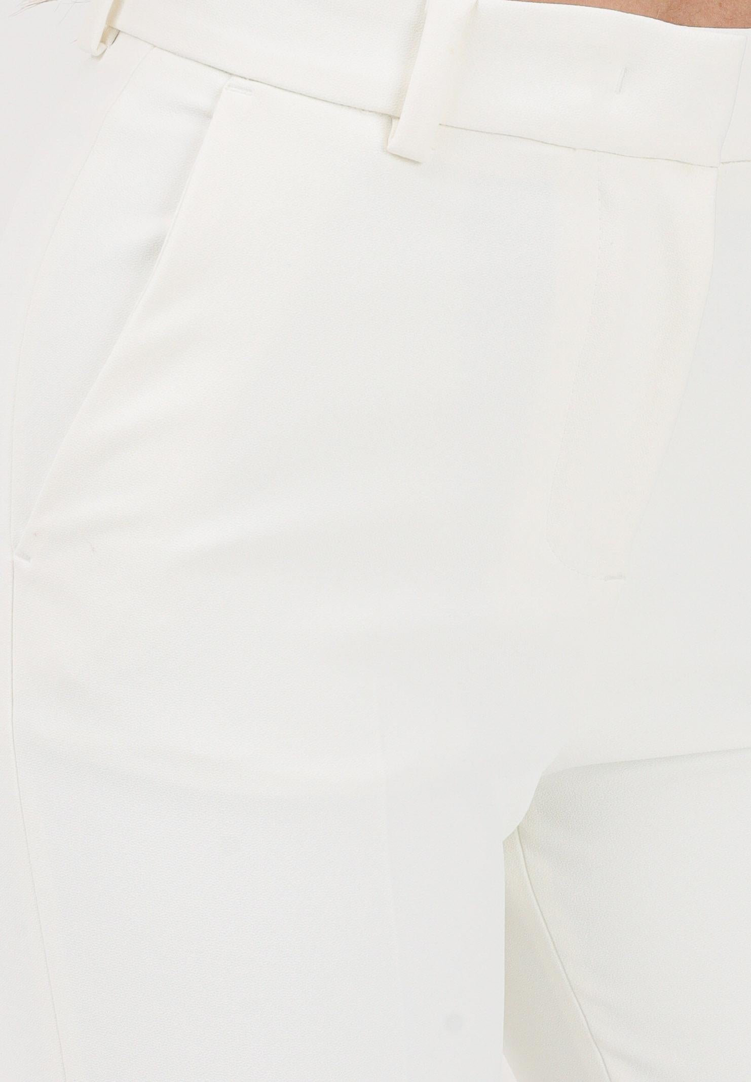 ALMA SANCHEZ Pantalone elegante Mayara bianco da donna AS26011TC MI ALMA SANCHEZ