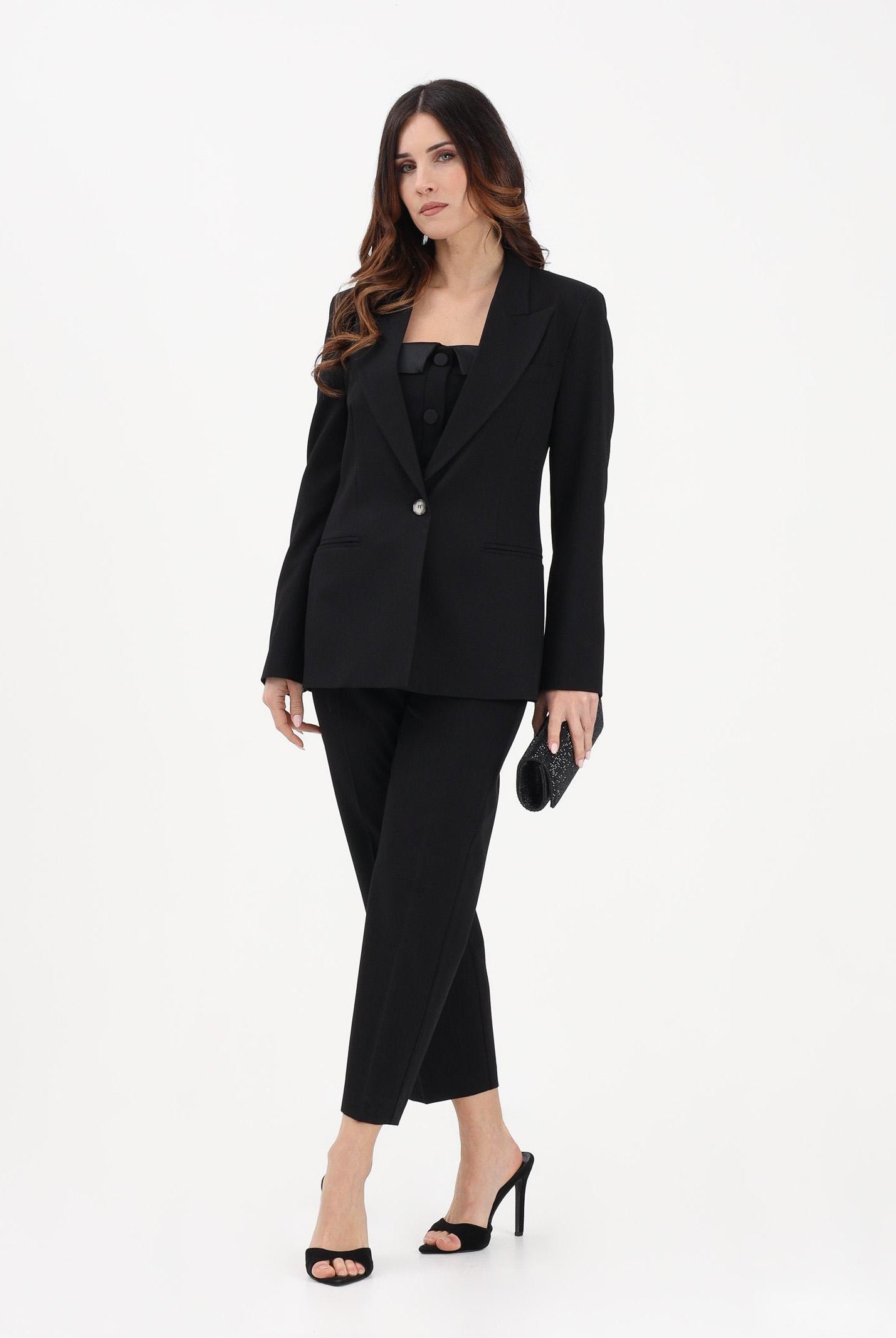 VICOLO Pantalone nero da donna TAB0249 A99 VICOLO