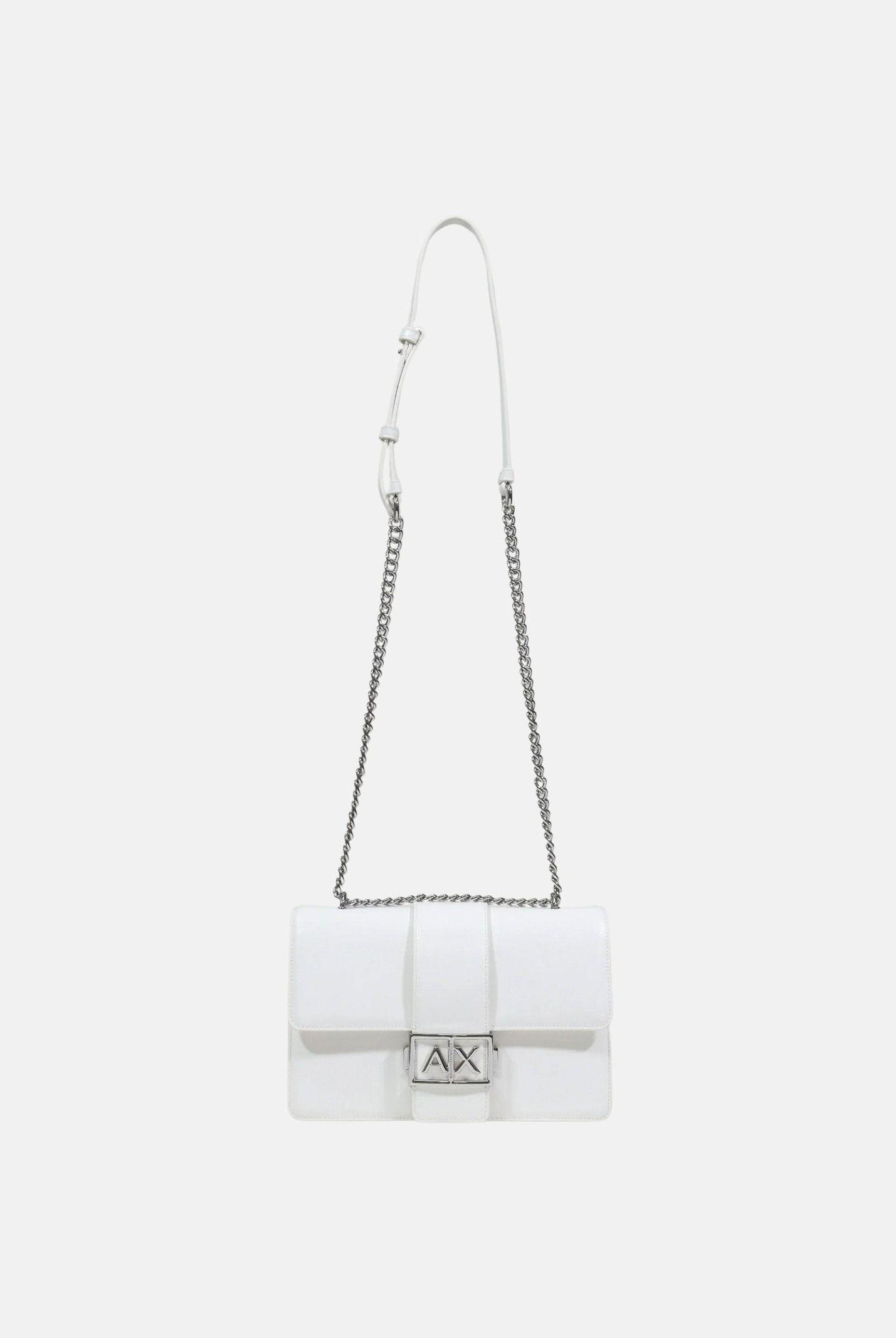 ARMANI EXCHANGE Borsa a tracolla bianca da donna con logo XW000070AF12039 U0011 ARMANI EXCHANGE