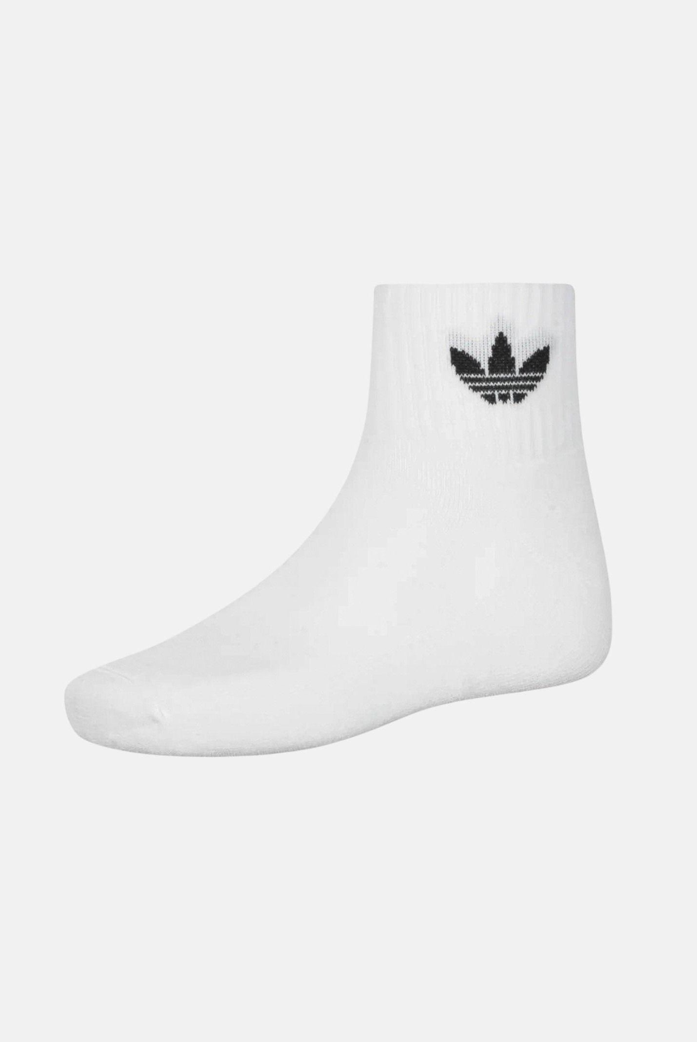 ADIDAS ORIGINALS Calzini Mid (3paia) bianchi per uomo e donna FT8529 . ADIDAS ORIGINALS