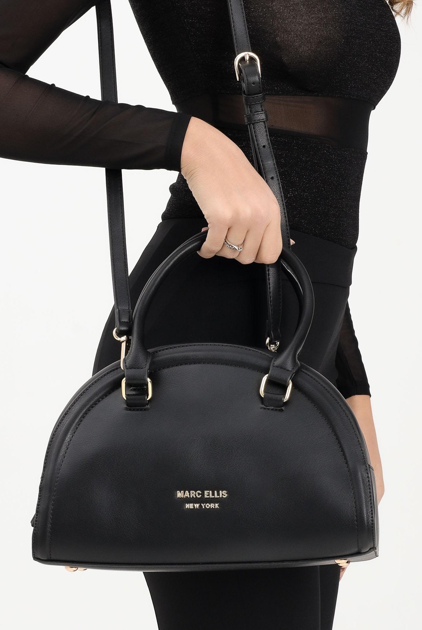 MARC ELLIS Borsa a mano Brilla nera da donna BRILLA-BAG BLGO MARC ELLIS