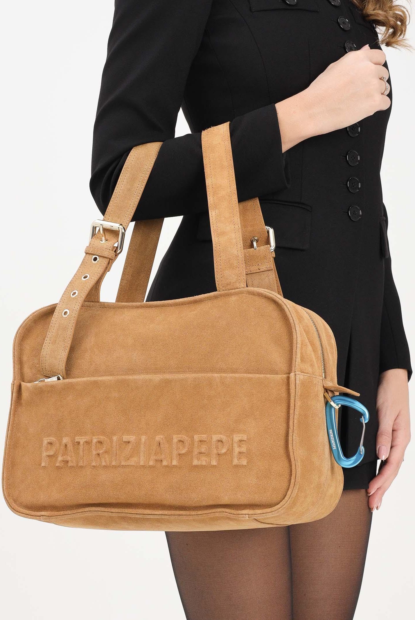 PATRIZIA PEPE Shopper (IM)PERFECTION cammello da donna 2B0125L152P B768 PATRIZIA PEPE