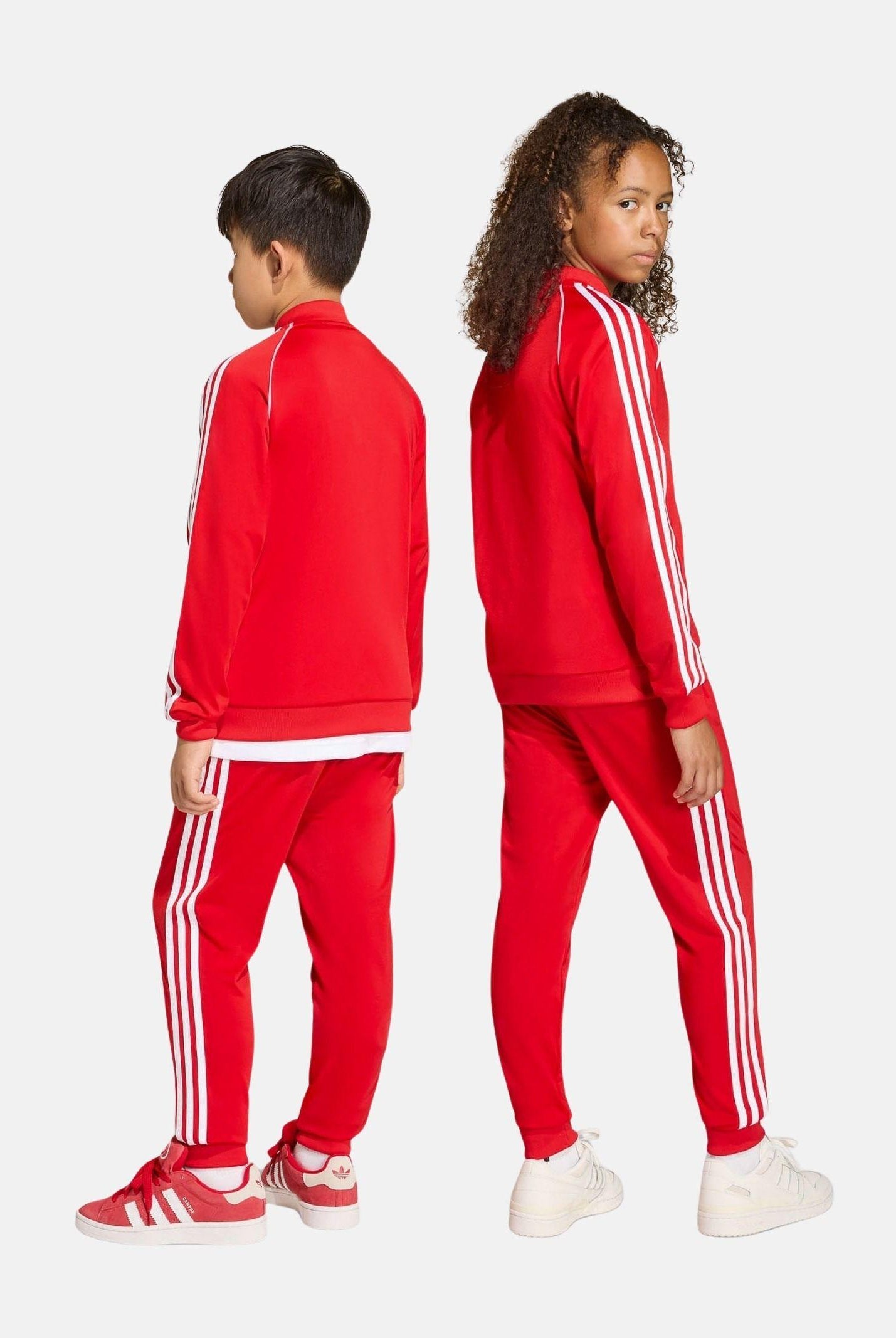 ADIDAS ORIGINALS Pantalone sportivo SST rosso per bambino e bambina KE2861 . ADIDAS ORIGINALS
