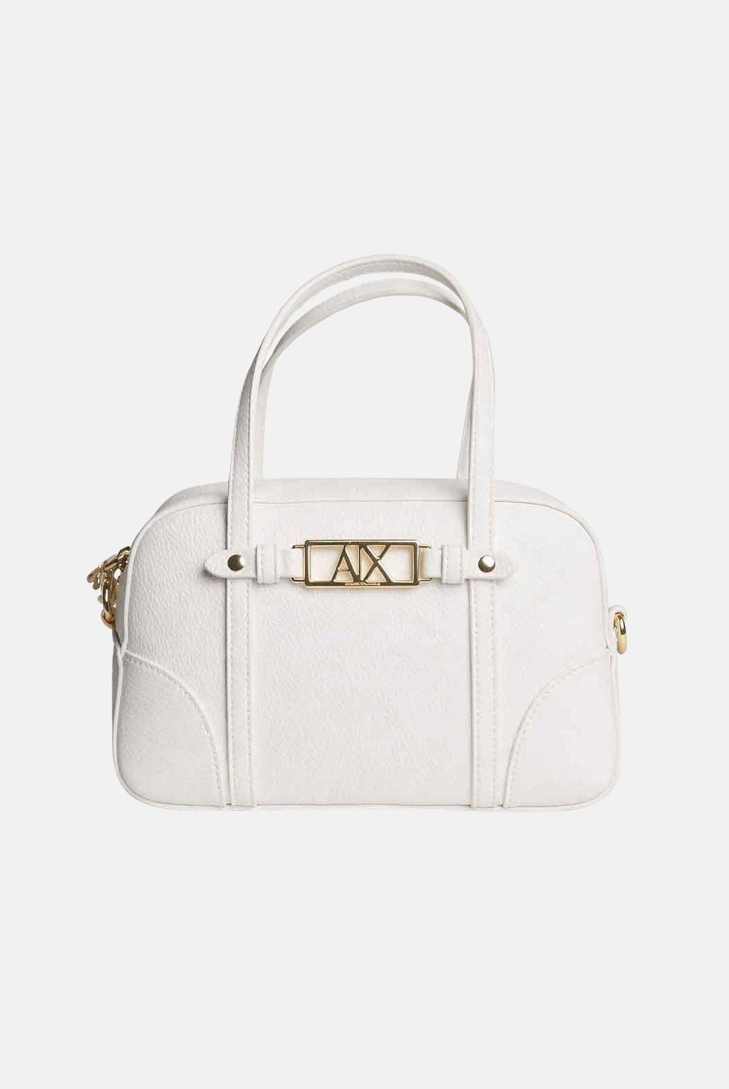 ARMANI EXCHANGE Borsa a mano bianca da donna con logo XW002611AF15632 U0011 ARMANI EXCHANGE