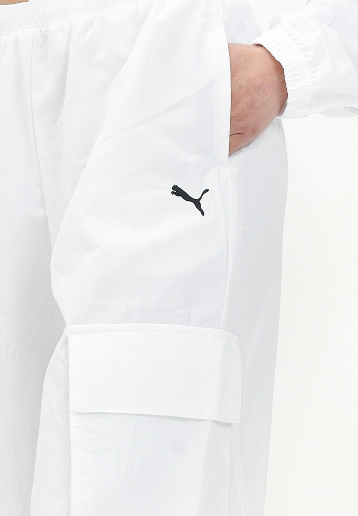 PUMA Pantalone sportivo WARDROBE ESS bianco da donna 629756 02 PUMA