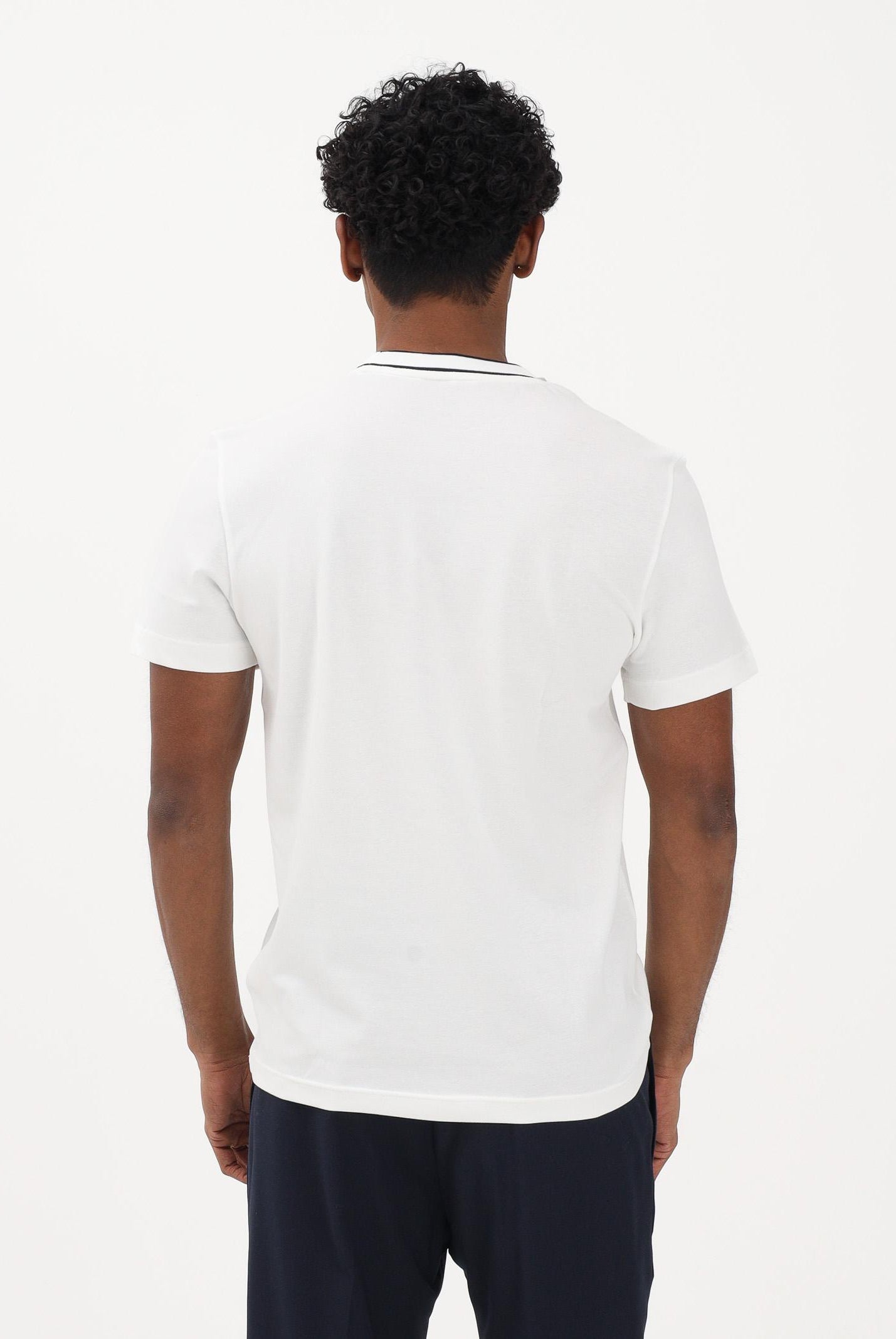 LACOSTE T-shirt a manica corta Made in France bianca da uomo TH8174 70V LACOSTE