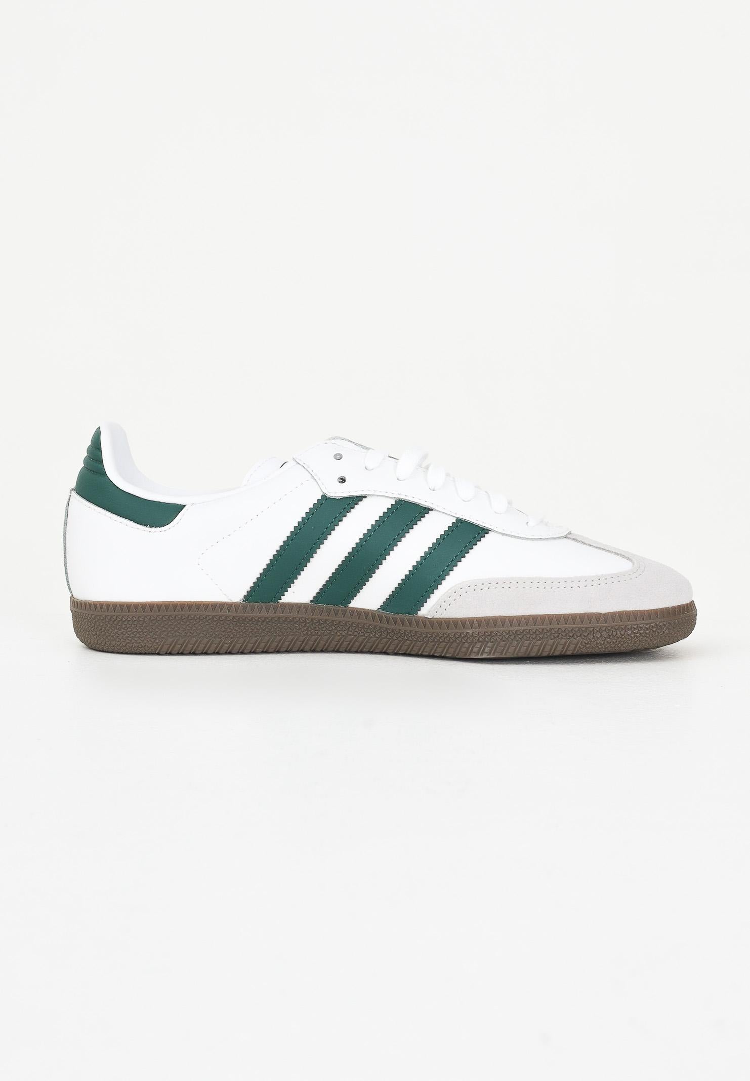 ADIDAS ORIGINALS Sneakers Samba OG bianche e verdi per uomo e donna JQ2843 ADIDAS ORIGINALS