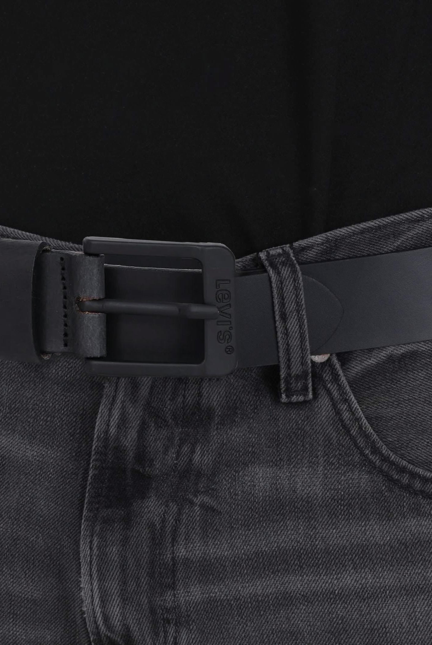 LEVI'S® Cintuta nera per uomo e donna con logo 38016-0033 . LEVI'S®