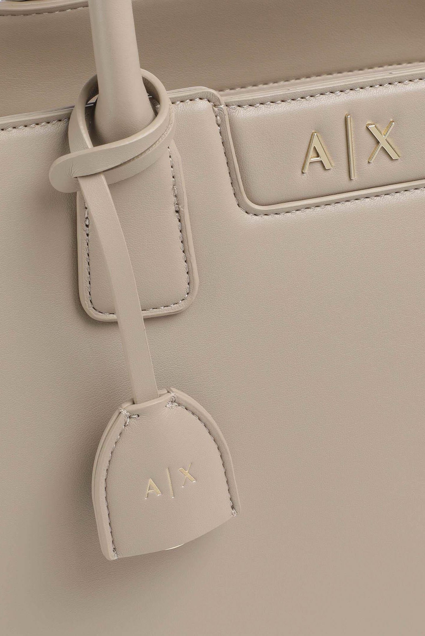 ARMANI EXCHANGE Borsa a mano beige da donna con logo XW002158AF19892 U6223 ARMANI EXCHANGE