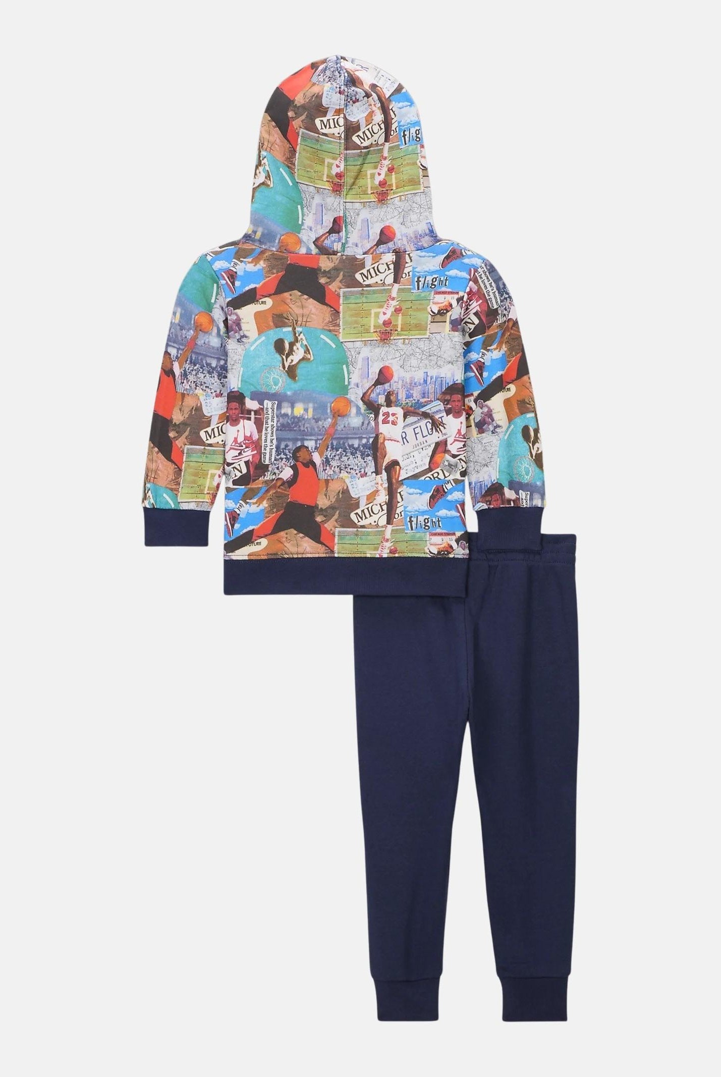 Tuta MJ Brooklyn blu da neonato 65D324 U90 JORDAN