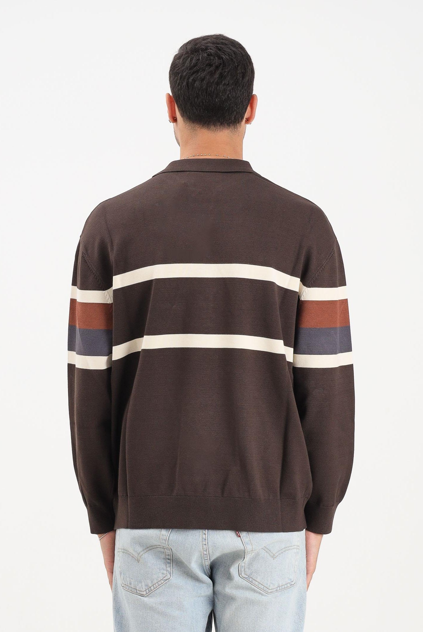 NEW ERA Maglioncino LA Dodgers MLB Rugby marrone per uomo e donna 60758747 NEW ERA