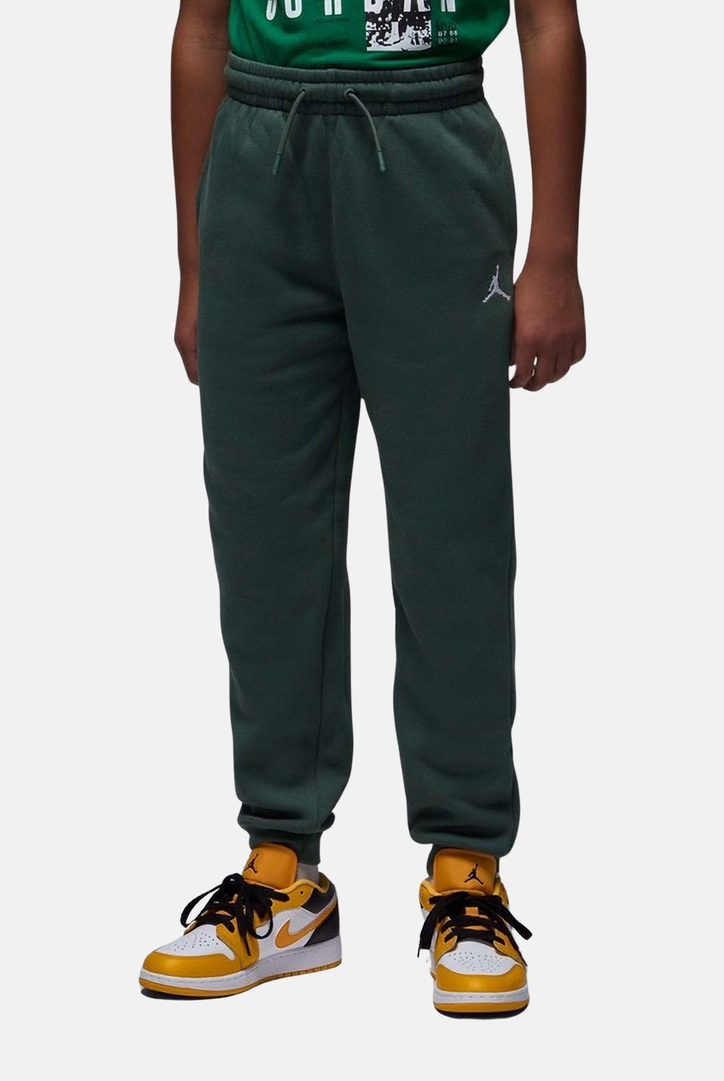 JORDAN Pantalone sportivo Jordan Brooklyn Fleece verde per bambino e bambina 95F113 E8J JORDAN