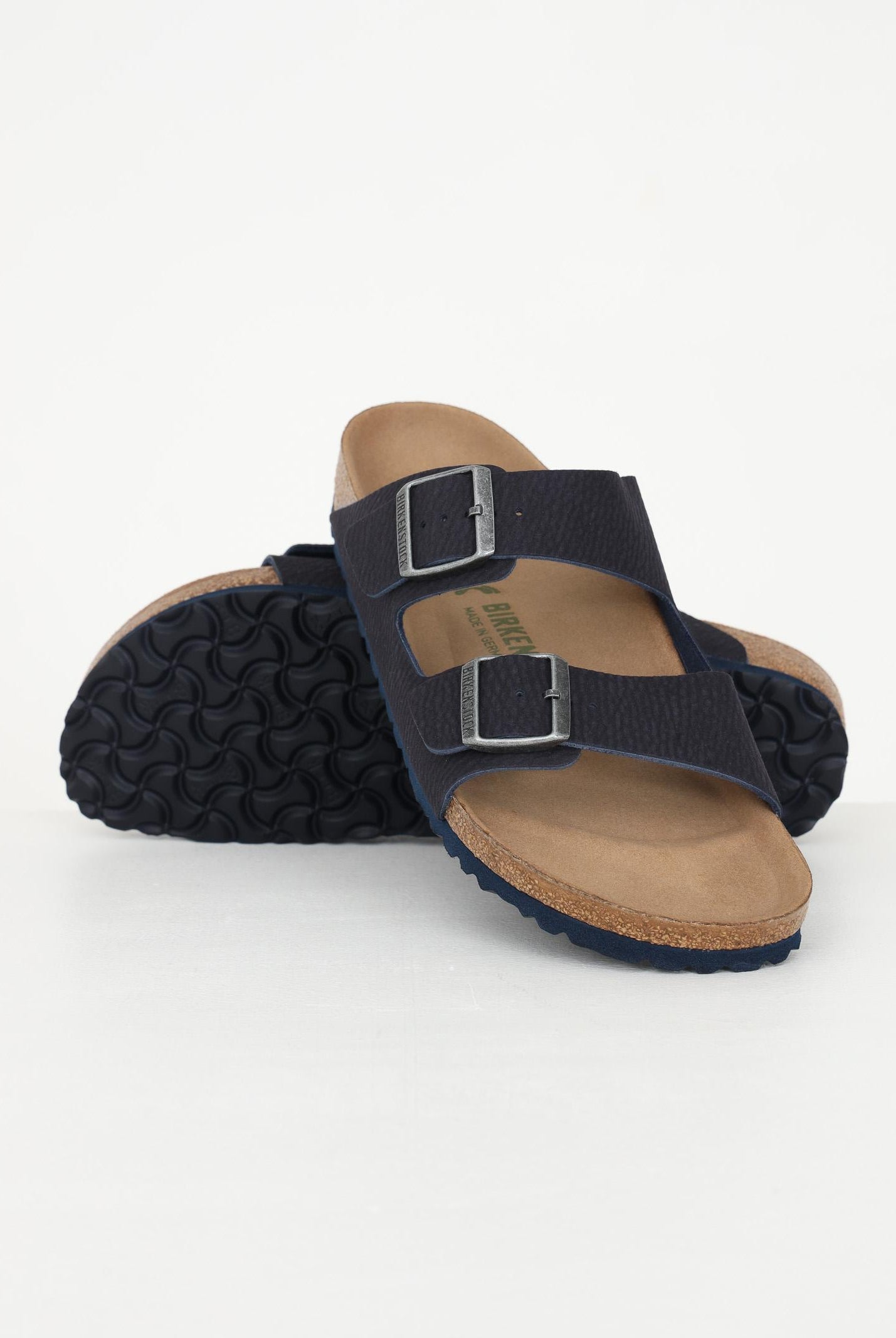 Ciabatte Arizona Birko-Flor blu per uomo e donna 1023150 BIRKENSTOCK