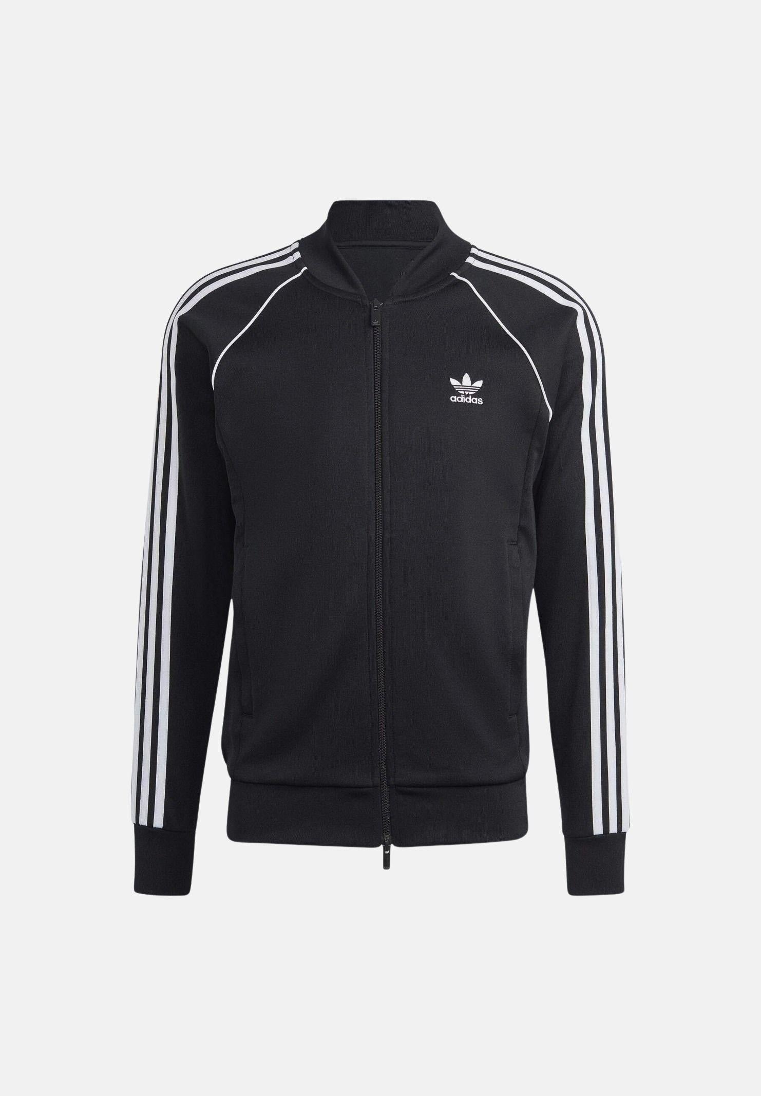 ADIDAS ORIGINALS Felpa con zip Adicolor Classics SST nera da uomo IM4545 . ADIDAS ORIGINALS