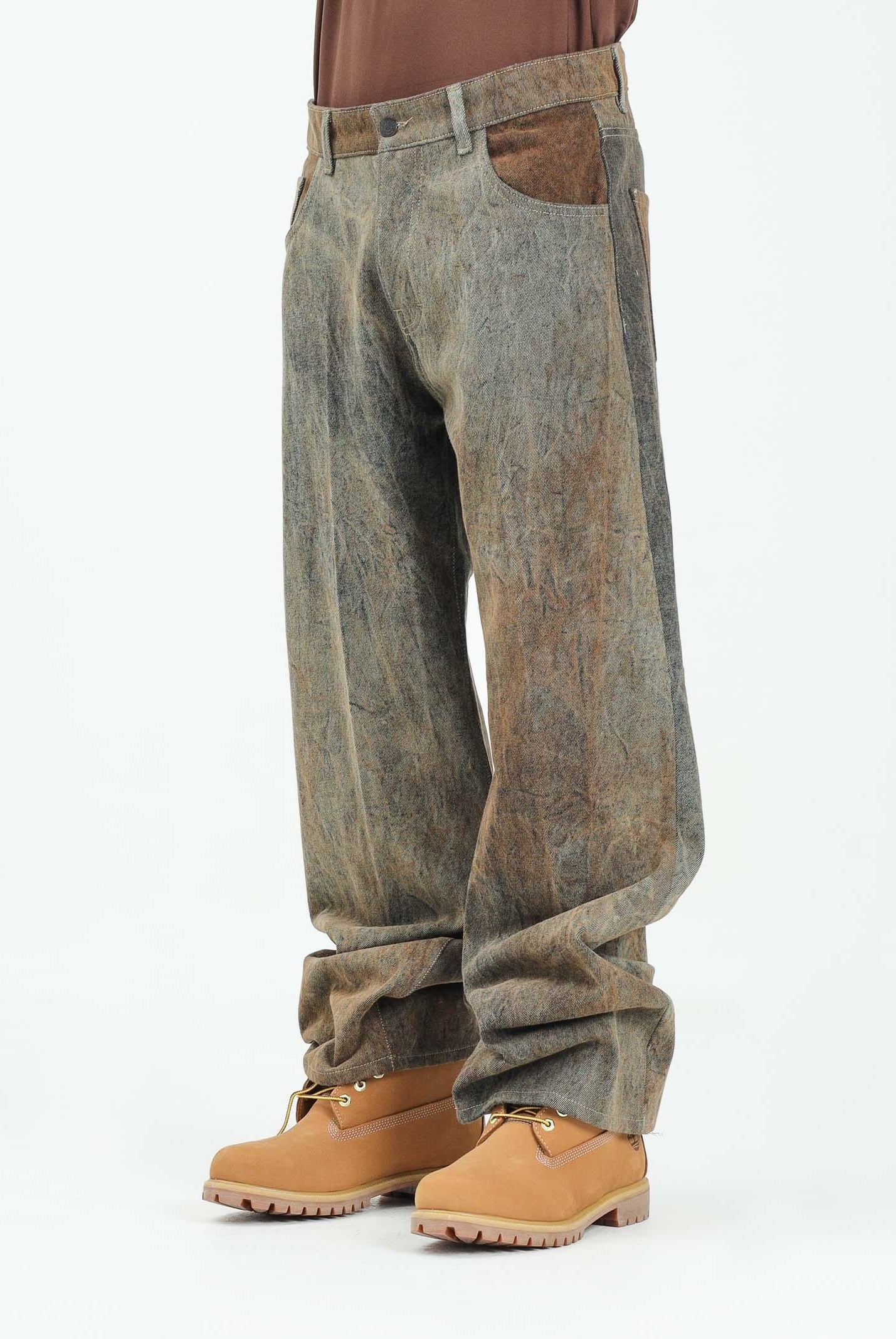 I'M BRIAN Jeans in denim vintage da uomo JASON3125 0028 I'M BRIAN