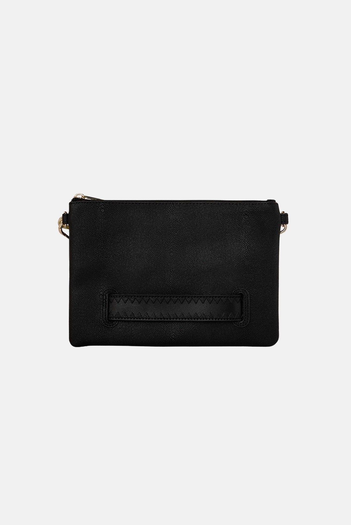 SPRAYGROUND Pochette That Gold Drap nera per uomo e donna 910B8977NSZ . SPRAYGROUND