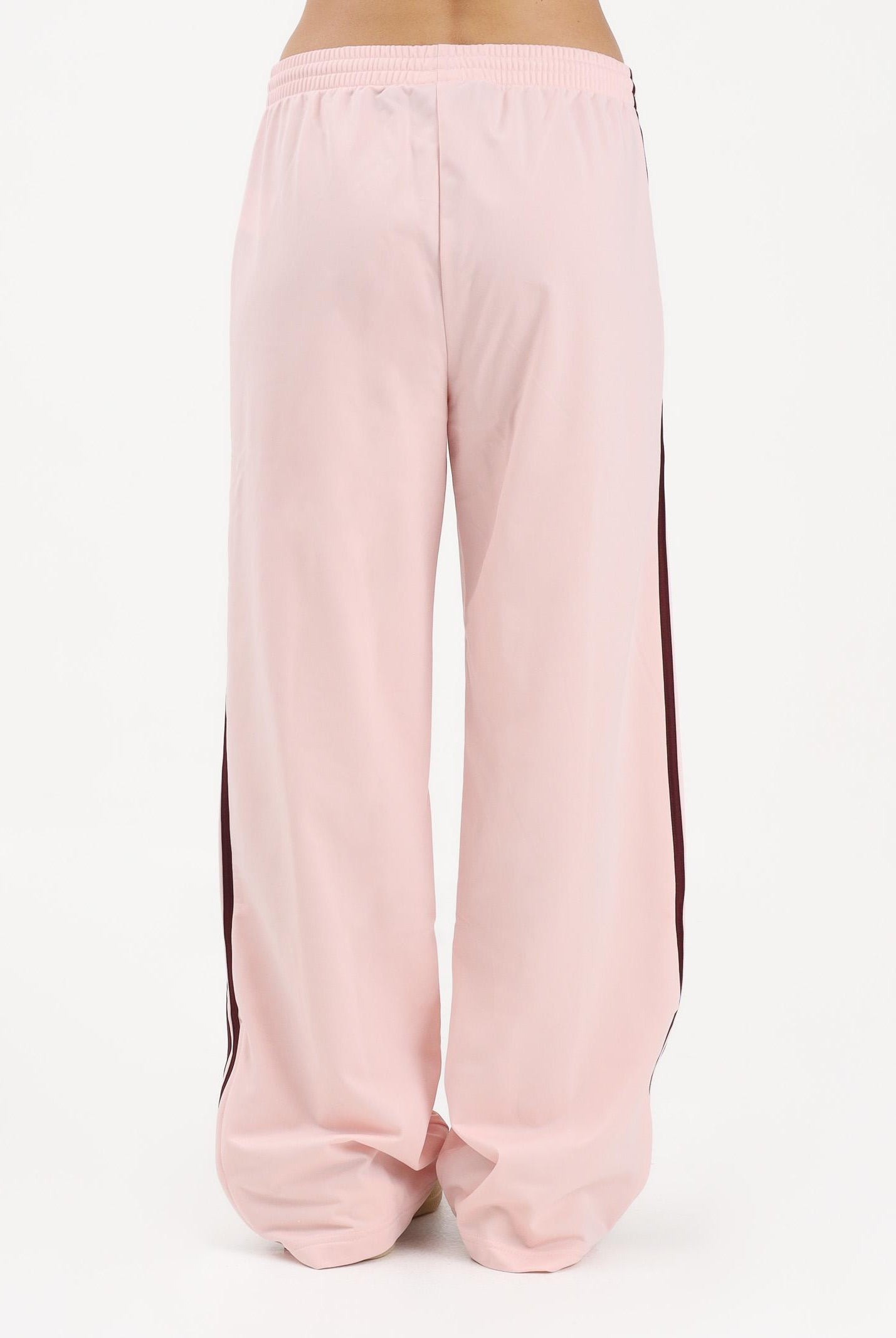 ADIDAS ORIGINALS Pantalone sportivo LOOSE FIREBIRD rosa e bordeaux da donna KG3702 . ADIDAS ORIGINALS
