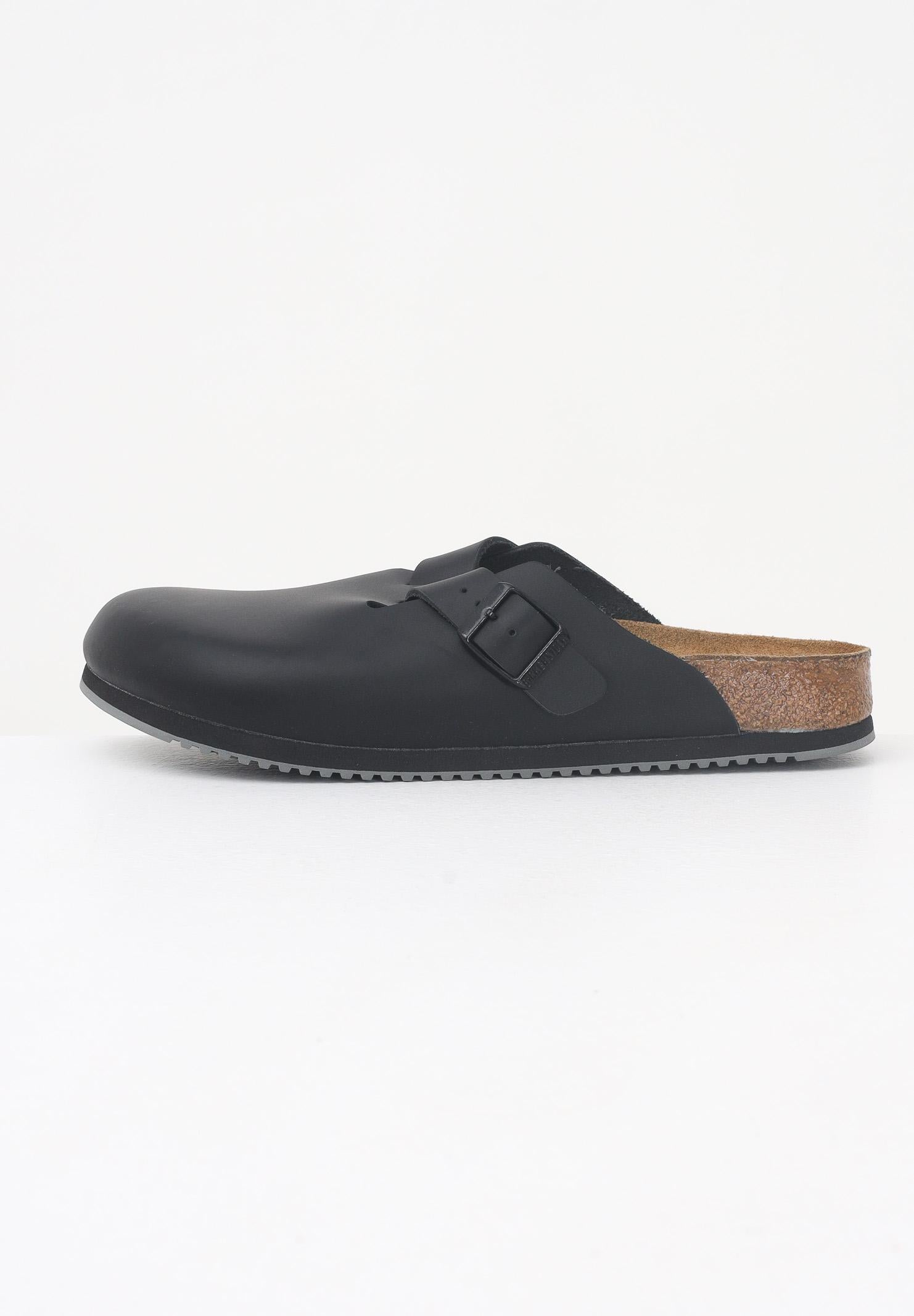 BIRKENSTOCK Ciabatte Boston Super grip nere per uomo e donna 060196 . BIRKENSTOCK