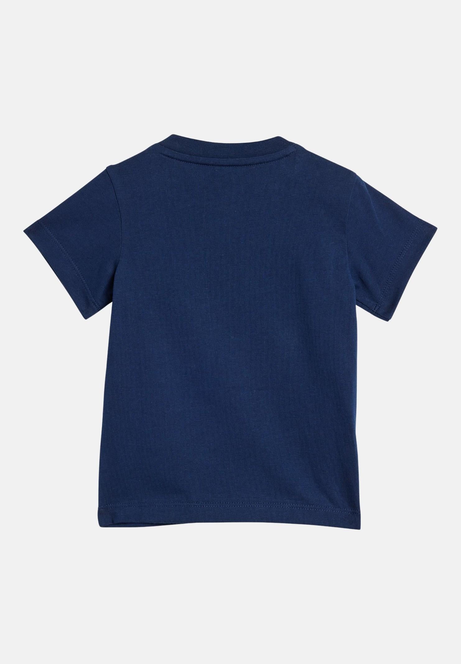 ADIDAS ORIGINALS T-shirt a manica corta blu da neonato con logo Trefoil JX9003 . ADIDAS ORIGINALS