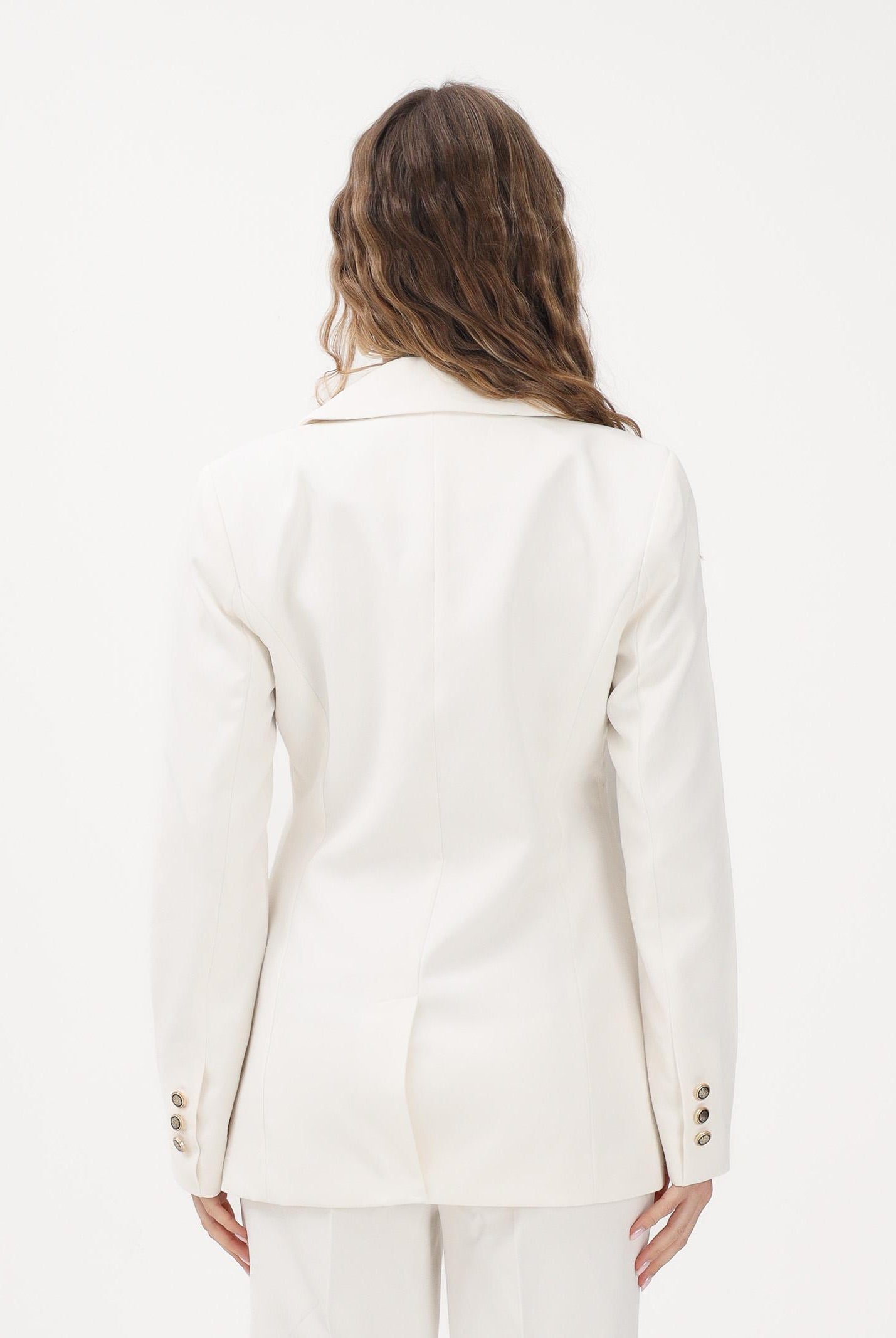 ONLY Giacca doppiopetto panna da donna 15294709 CLDA ONLY