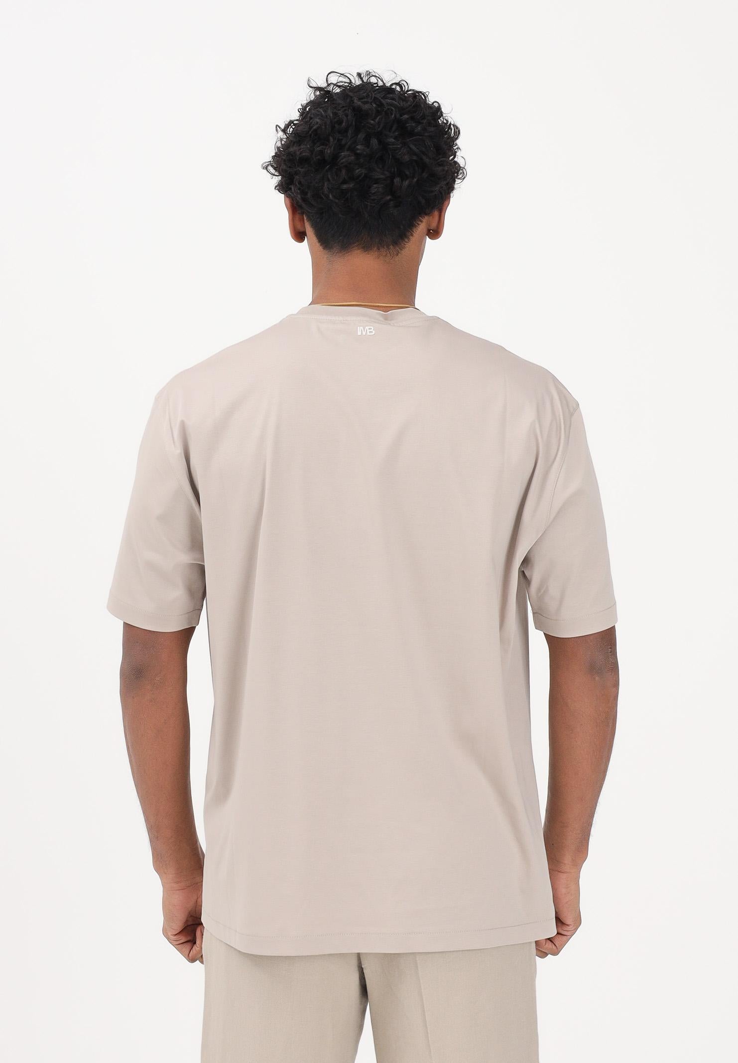 I'M BRIAN T-shirt a manica corta beige da uomo TS3742 0025 I'M BRIAN