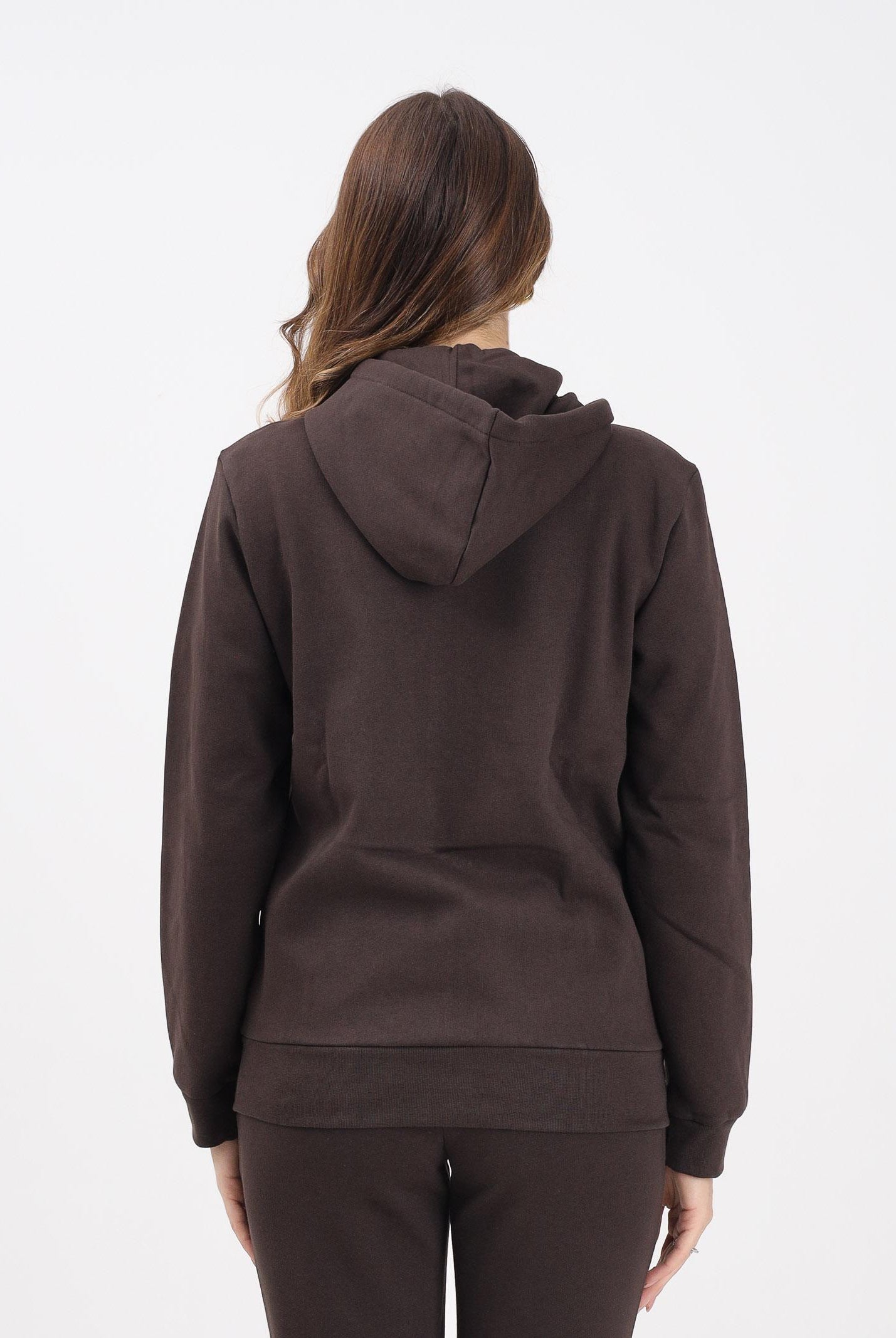 LACOSTE Felpa con zip marrone per uomo e donna SH9626 SKB LACOSTE