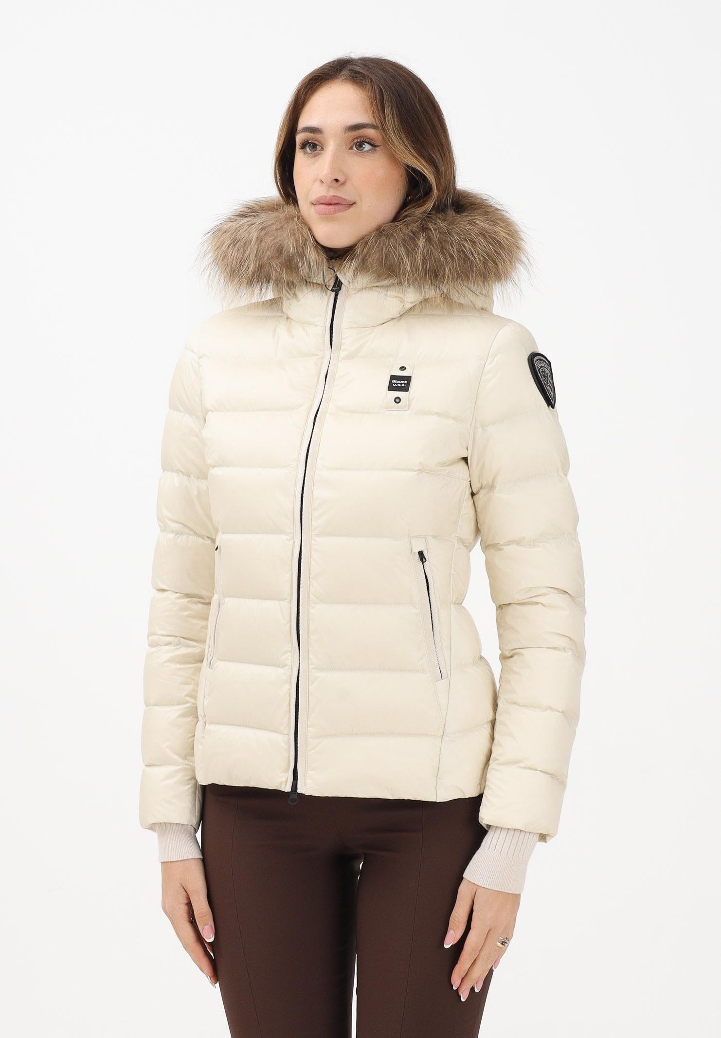 BLAUER Piumino ARCADIA panna da donna 25WBLDC03099-A06047 907GG BLAUER