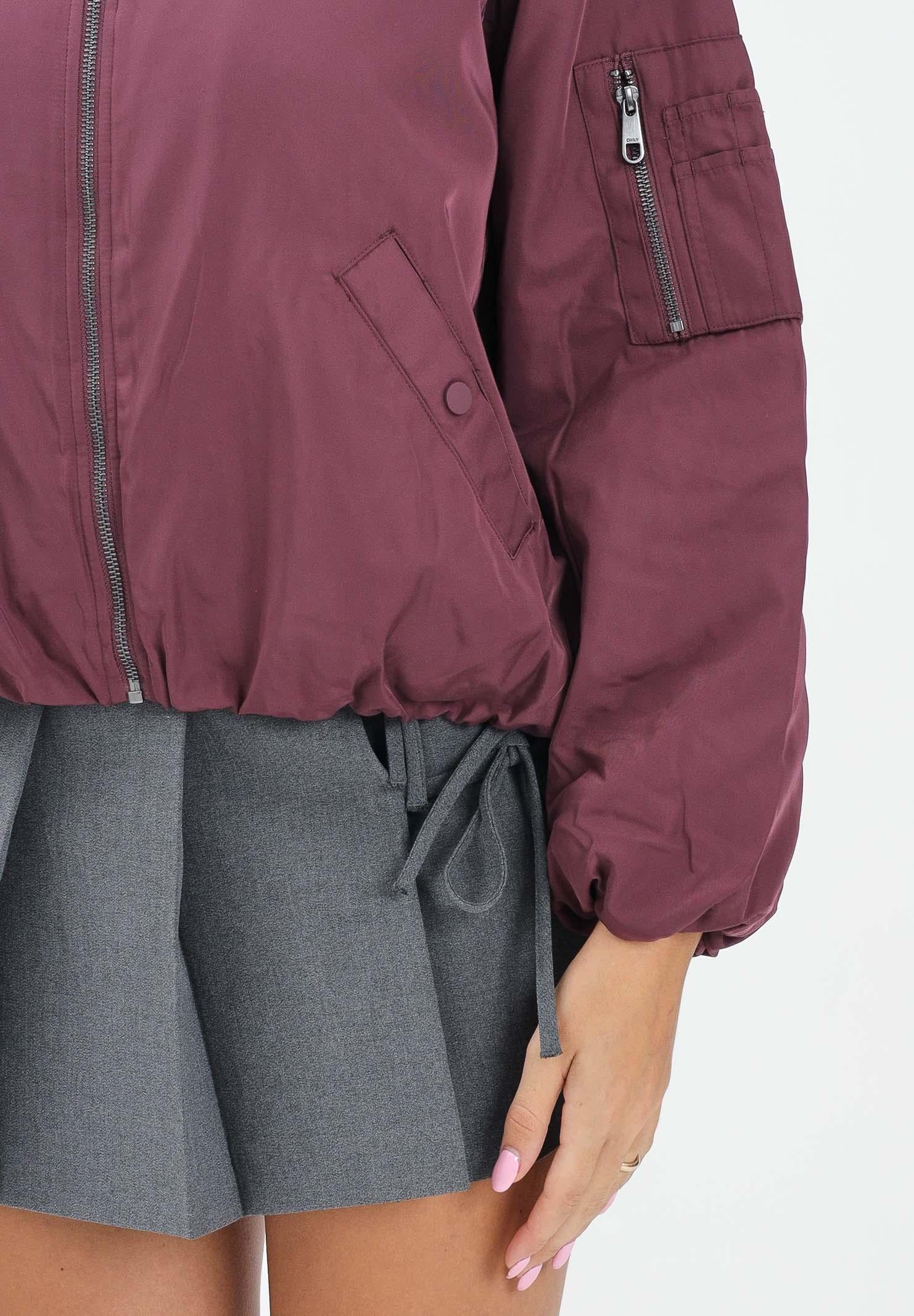 ONLY Bomber bordeaux da donna 15348654 MauveWine ONLY